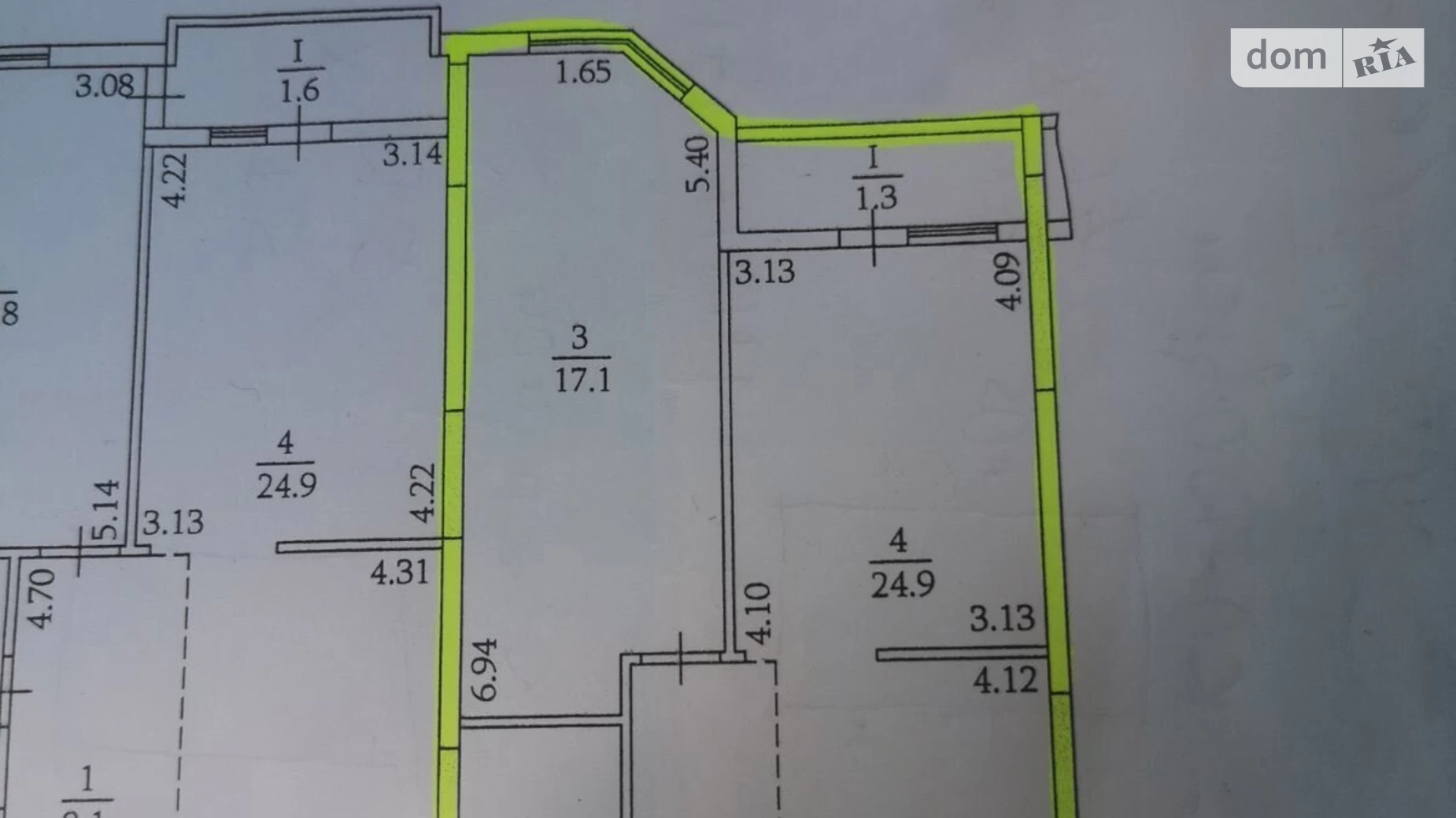 2-кімнатна квартира 55 кв. м у Тернополі, вул. Київська