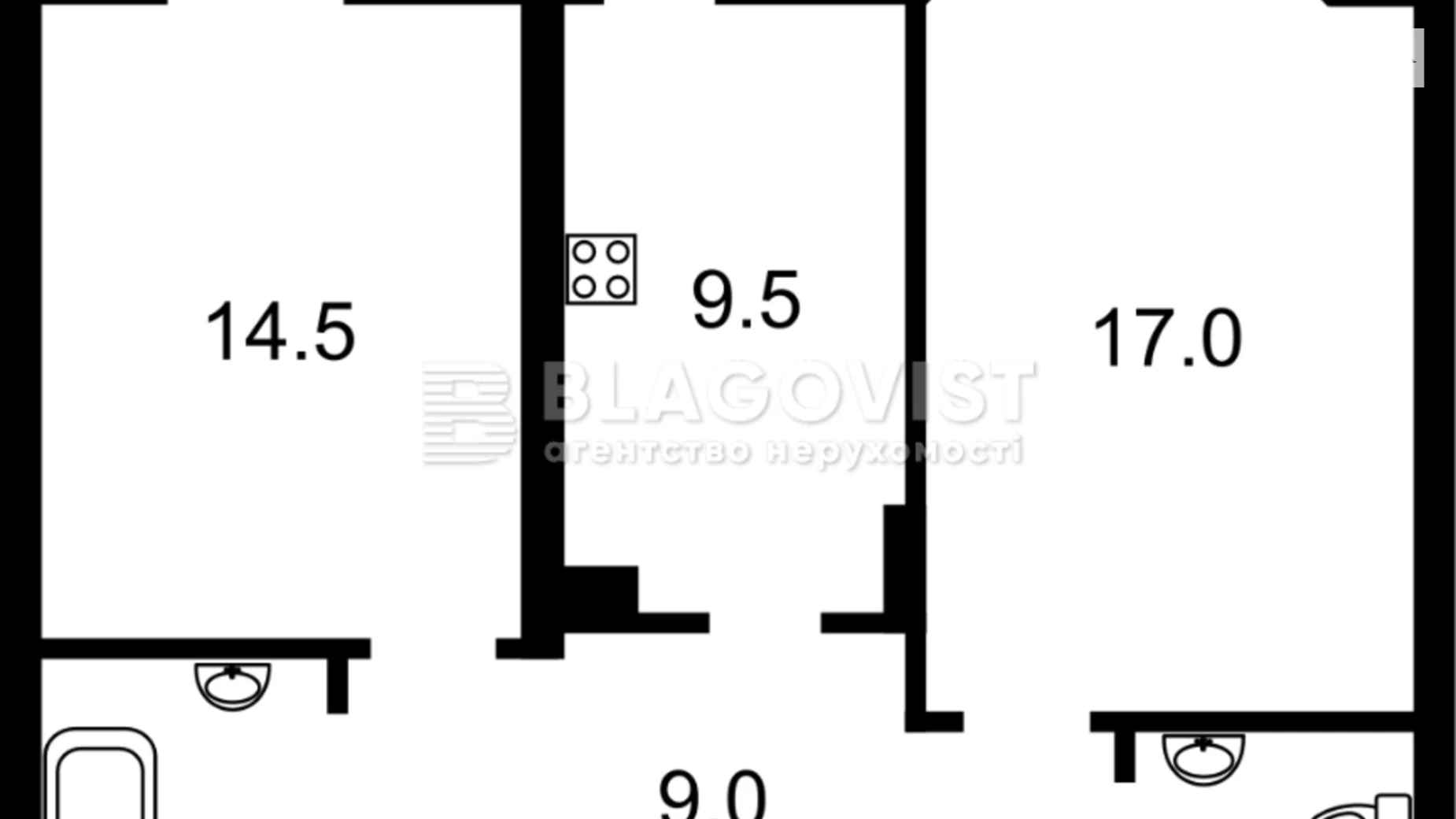 Продается 2-комнатная квартира 61 кв. м в Киеве, ул. Коперника, 3 - фото 2