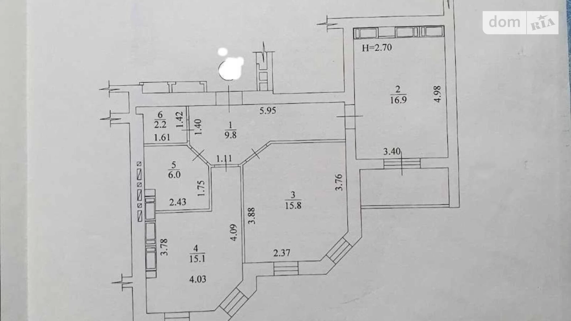 Продається 2-кімнатна квартира 70 кв. м у Харкові, вул. Професорська, 12