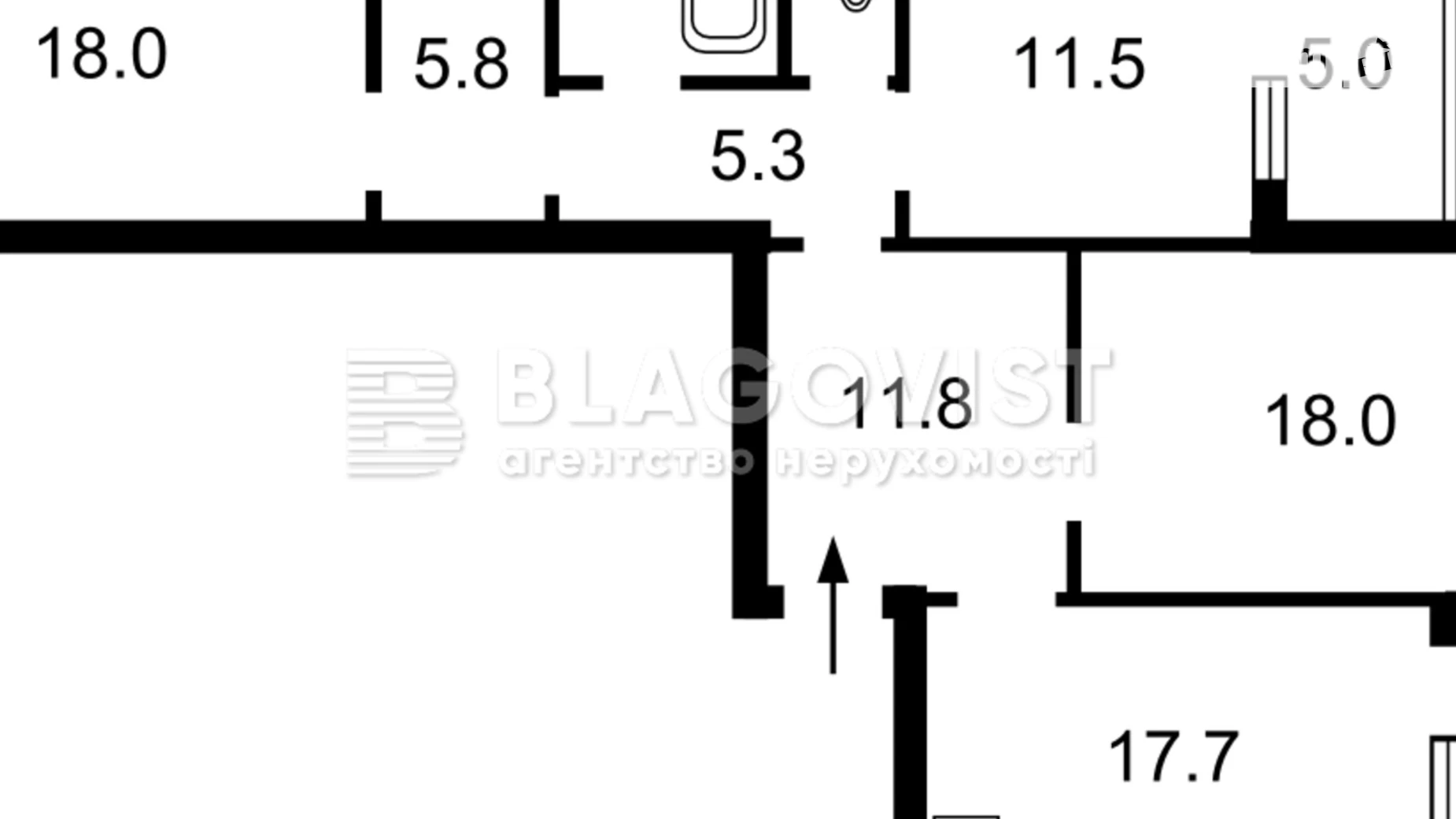 Продается 2-комнатная квартира 99 кв. м в Киеве, ул. Герцена, 35А