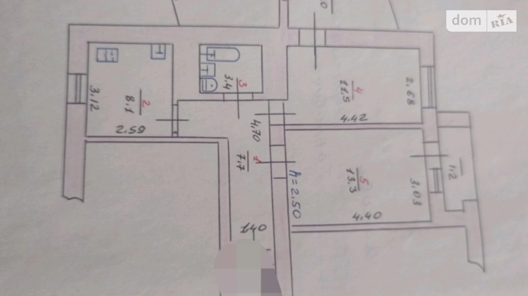 Продається 2-кімнатна квартира 57 кв. м у Хмельницькому - фото 5