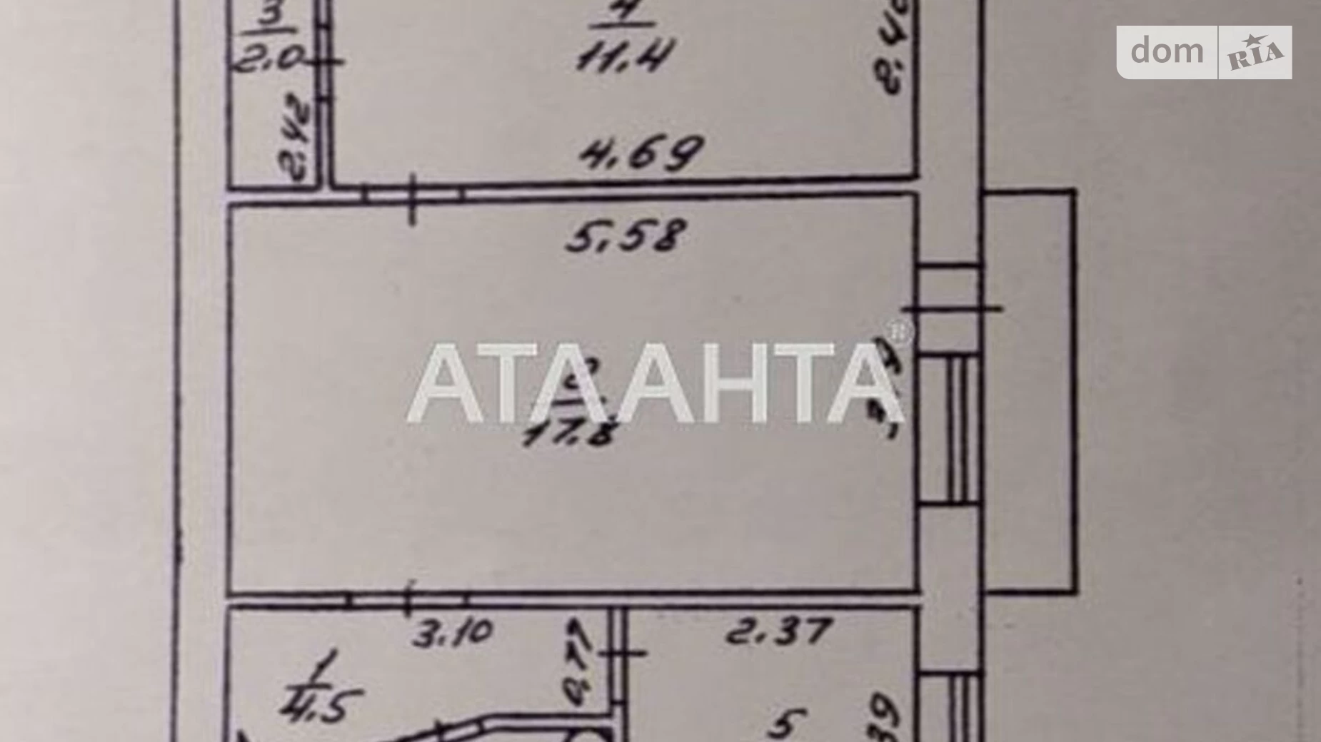 Продается 2-комнатная квартира 45 кв. м в Одессе, ул. Сегедская