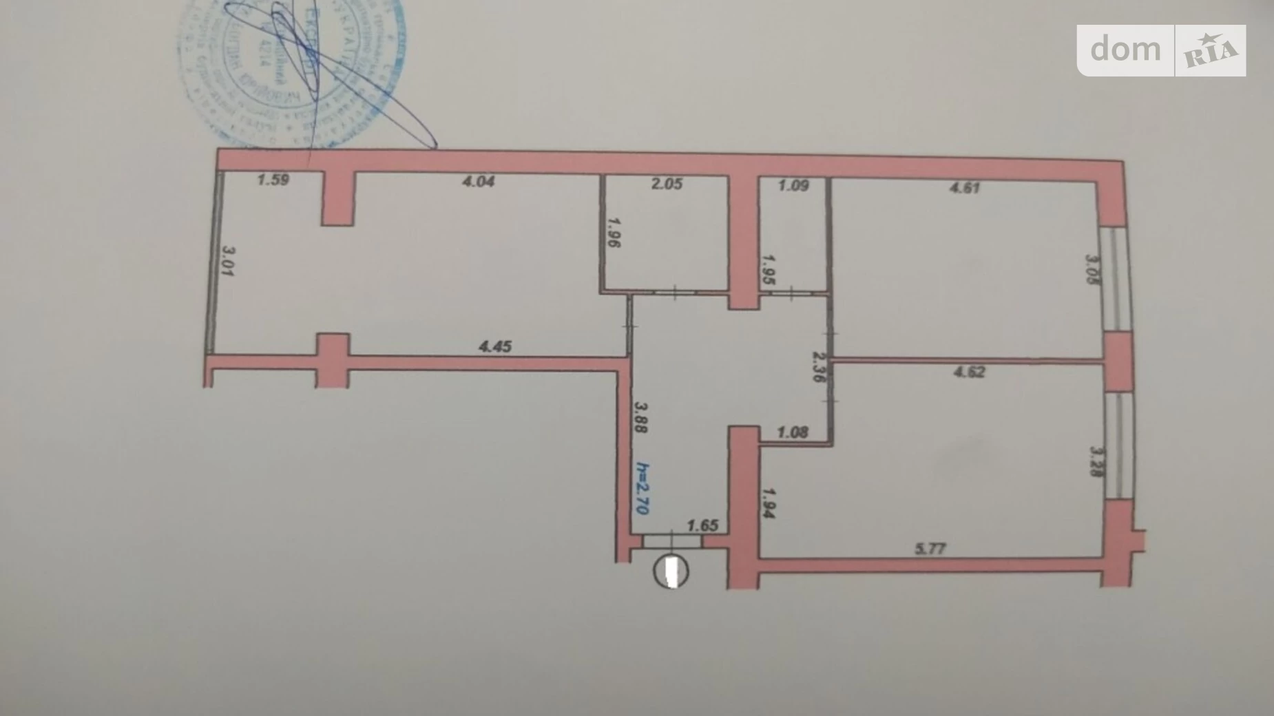 Продается 2-комнатная квартира 66 кв. м в Хмельницком, ул. Героев Крут, 4/1 - фото 2