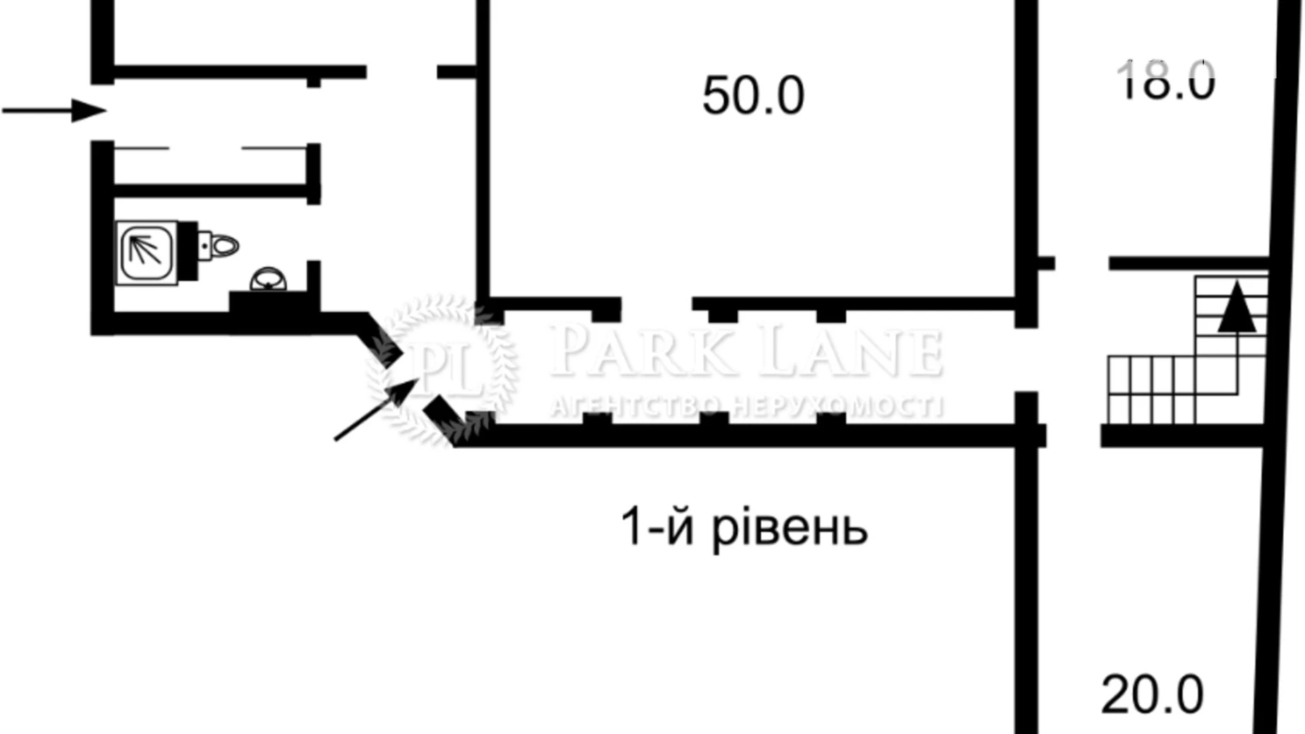 Продається 1-кімнатна квартира 260 кв. м у Києві, вул. Шовковична, 36/7