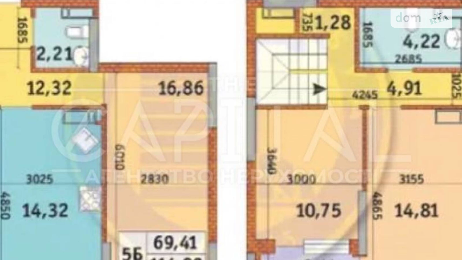 Продается 4-комнатная квартира 115 кв. м в Киеве, ул. Причальная, 11 - фото 3