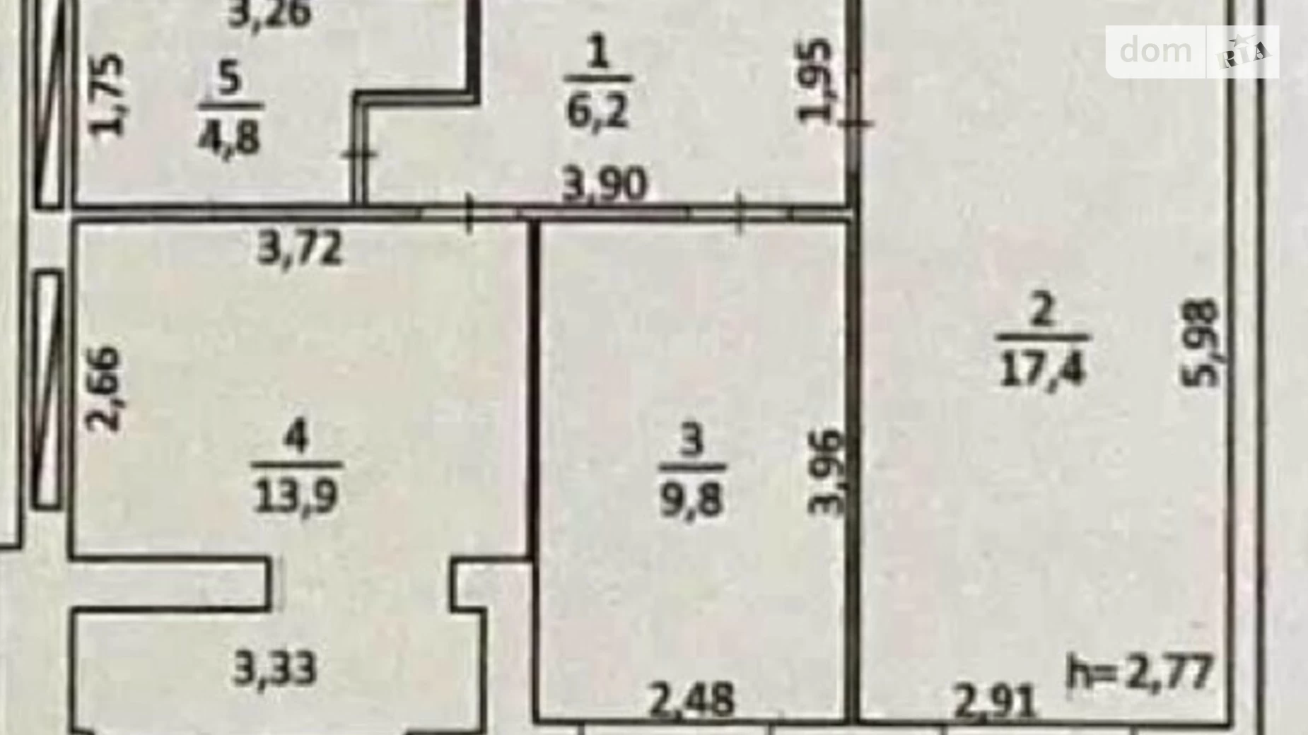 Продается 2-комнатная квартира 52 кв. м в Одессе, ул. Академика Сахарова