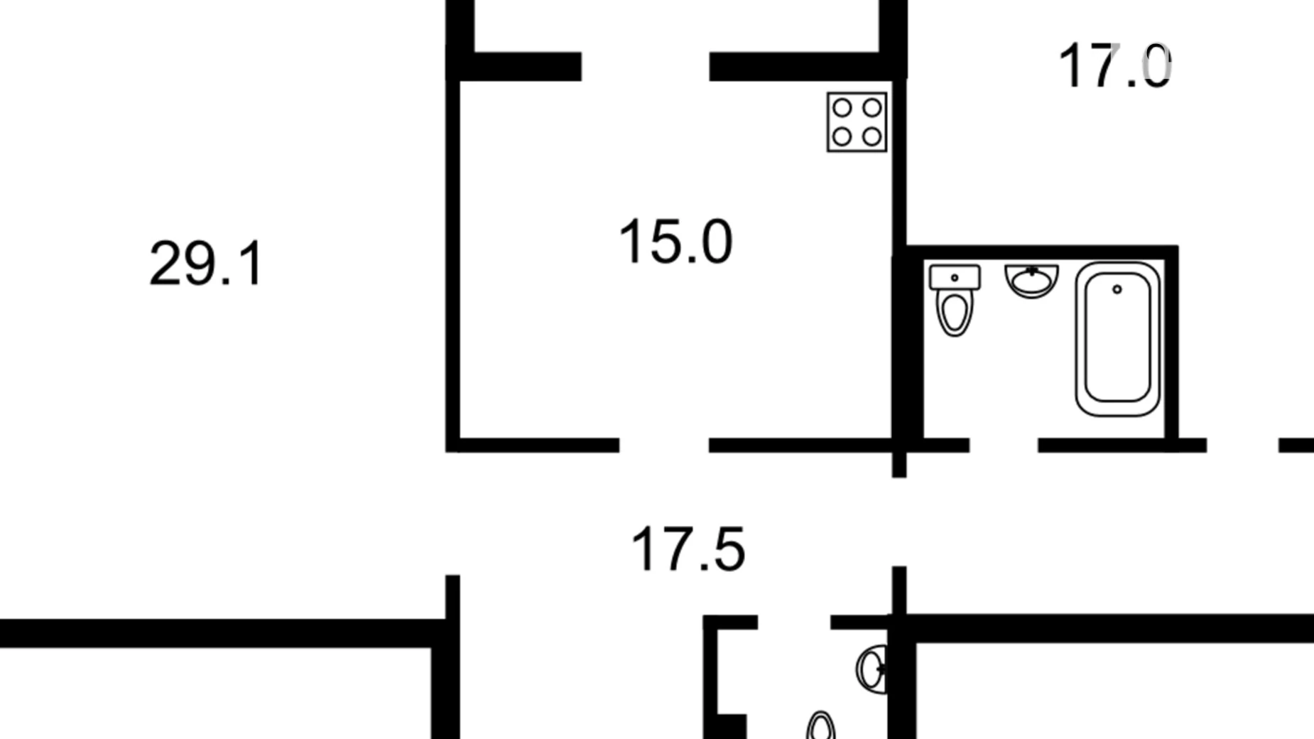 Продається 2-кімнатна квартира 87 кв. м у Києві, вул. Антоновича(Горького), 131