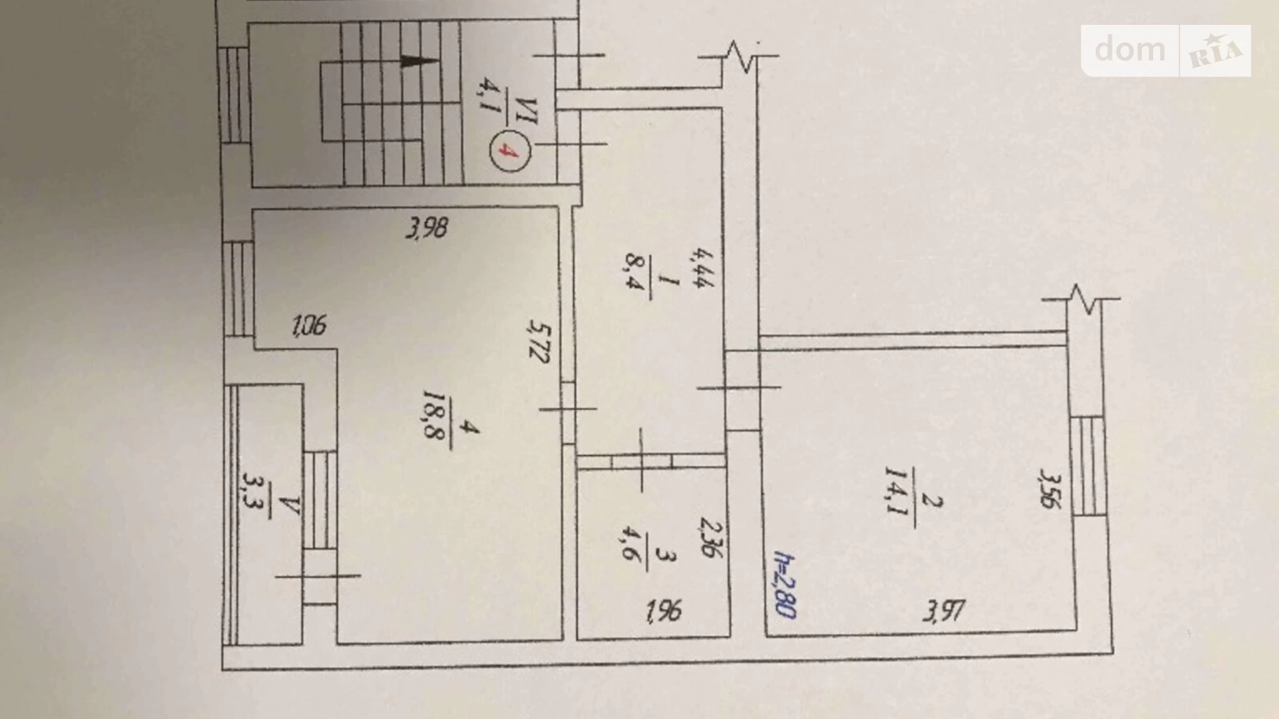 Продается 1-комнатная квартира 52 кв. м в Виннице