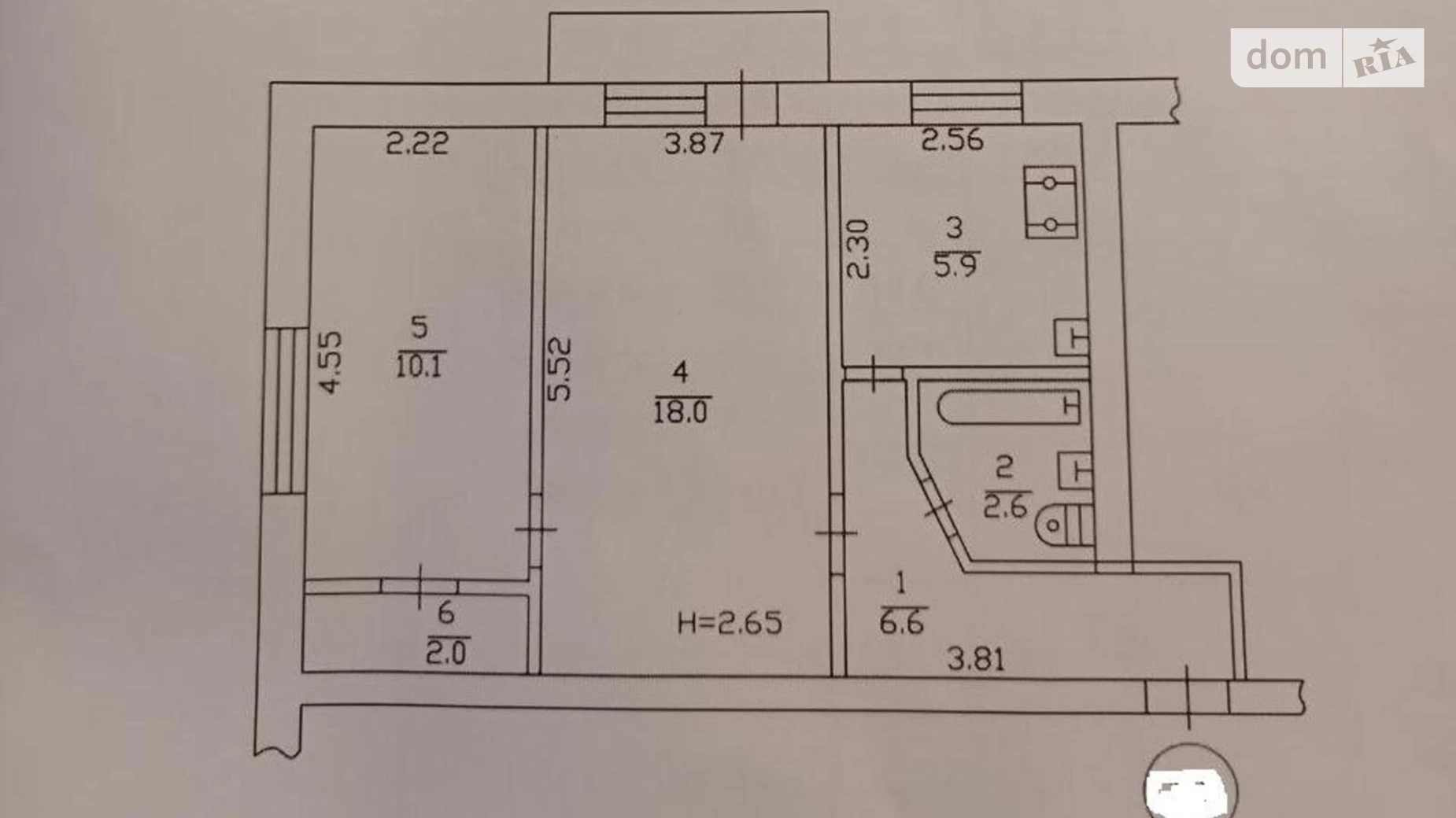 Продается 2-комнатная квартира 47 кв. м в Харькове, просп. Науки, 37