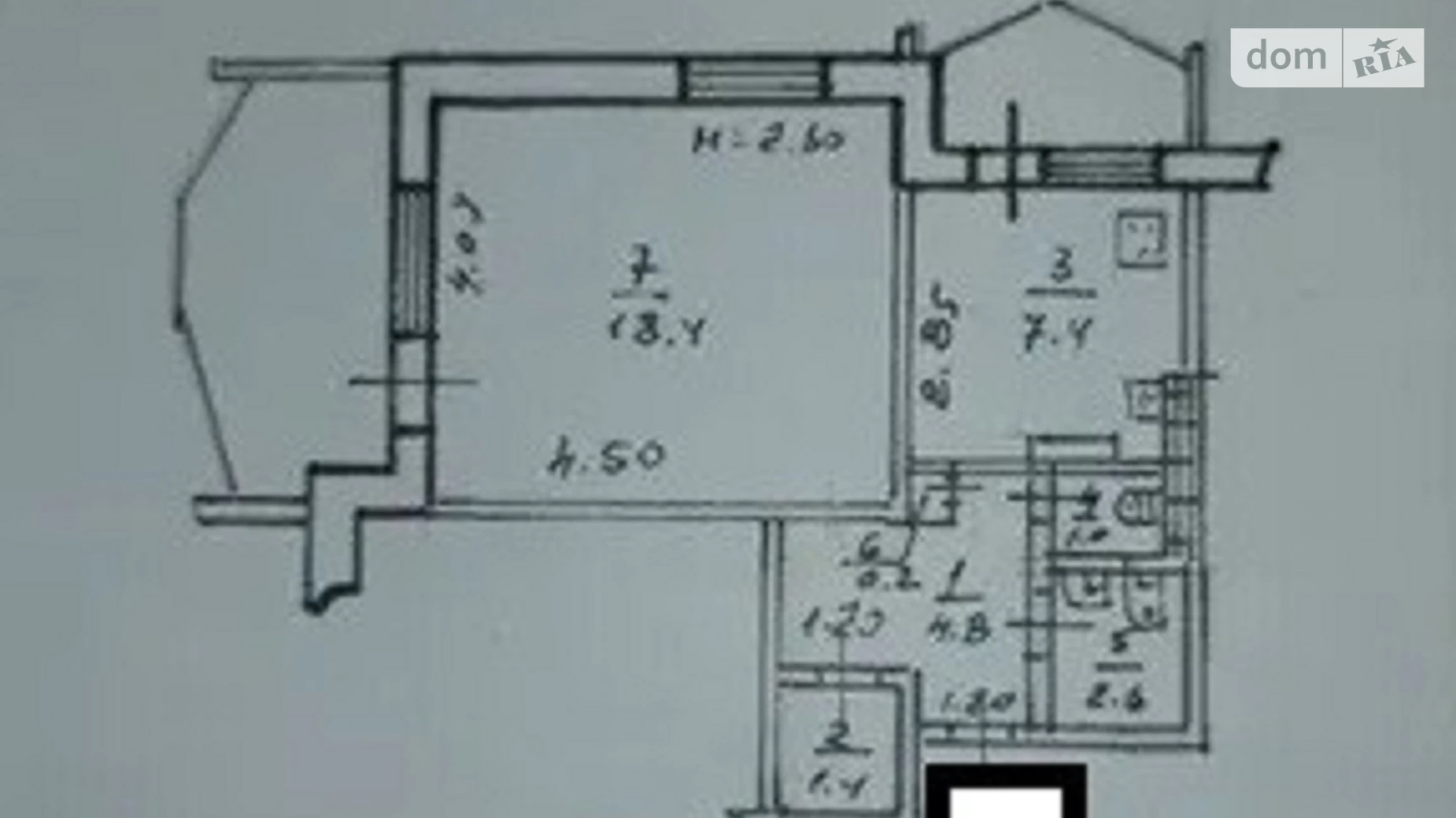 Продается 1-комнатная квартира 41 кв. м в Одессе, ул. Ильфа и Петрова, 49/1