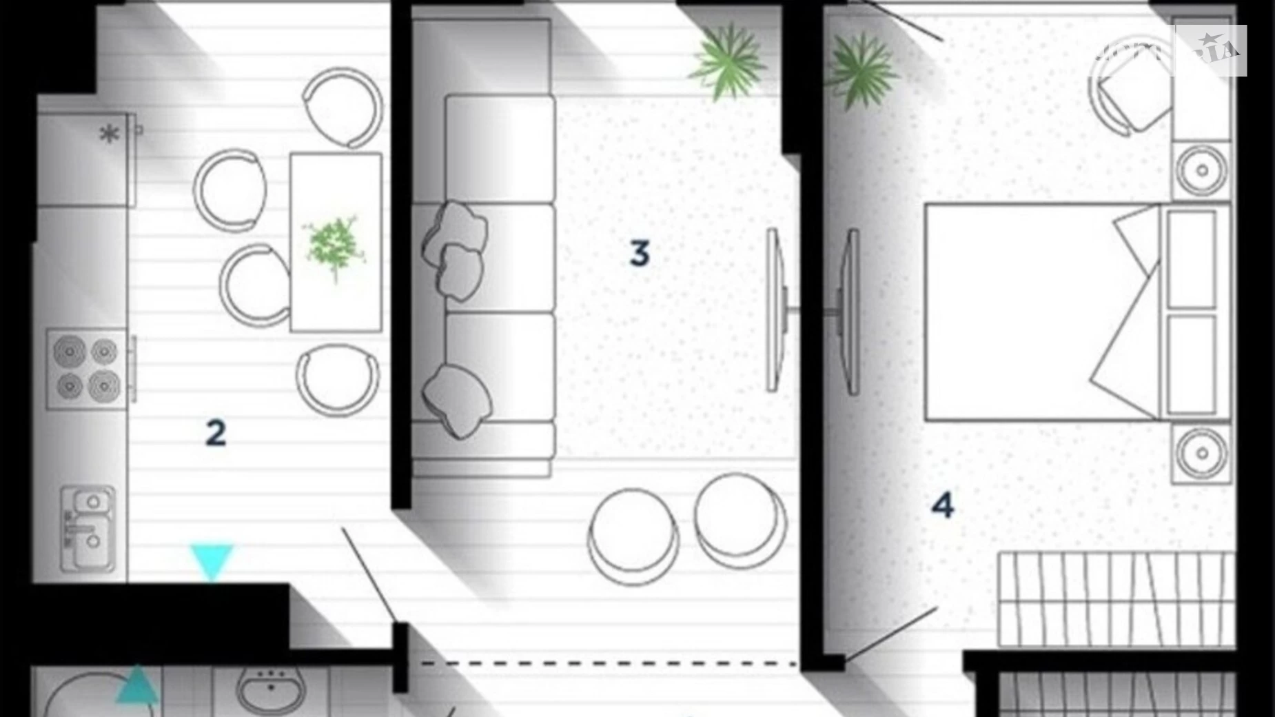 Продается 2-комнатная квартира 49 кв. м в Ивано-Франковске, ул. Длинная - фото 2