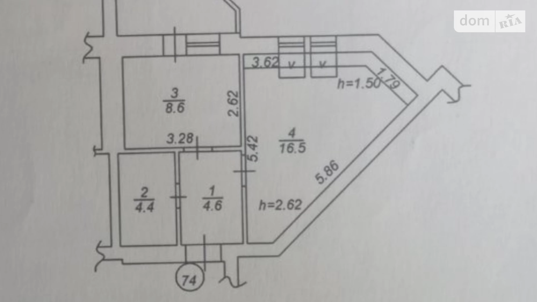 Продається 1-кімнатна квартира 36 кв. м у Бучі, вул. Бориса Гмирі, 4 - фото 2