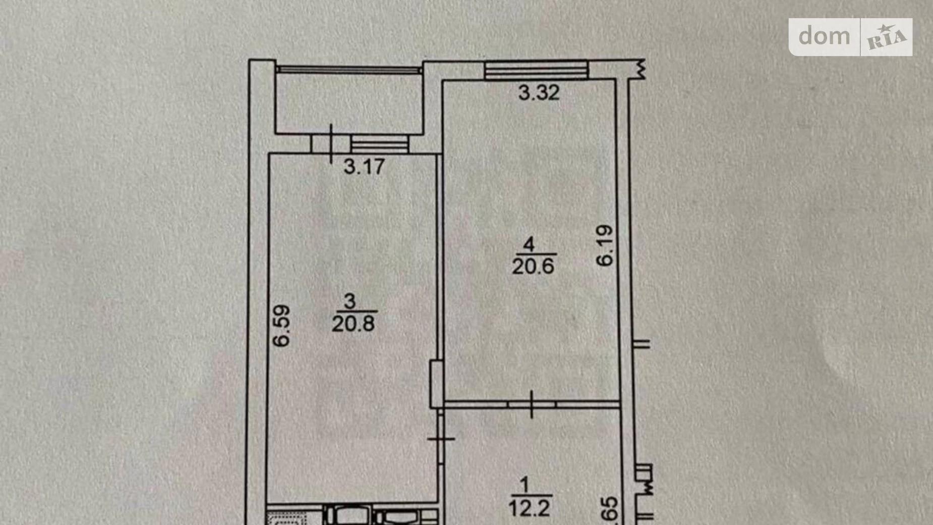 Продается 1-комнатная квартира 62 кв. м в Киеве, ул. Юрия Ильенко, 51Б - фото 3