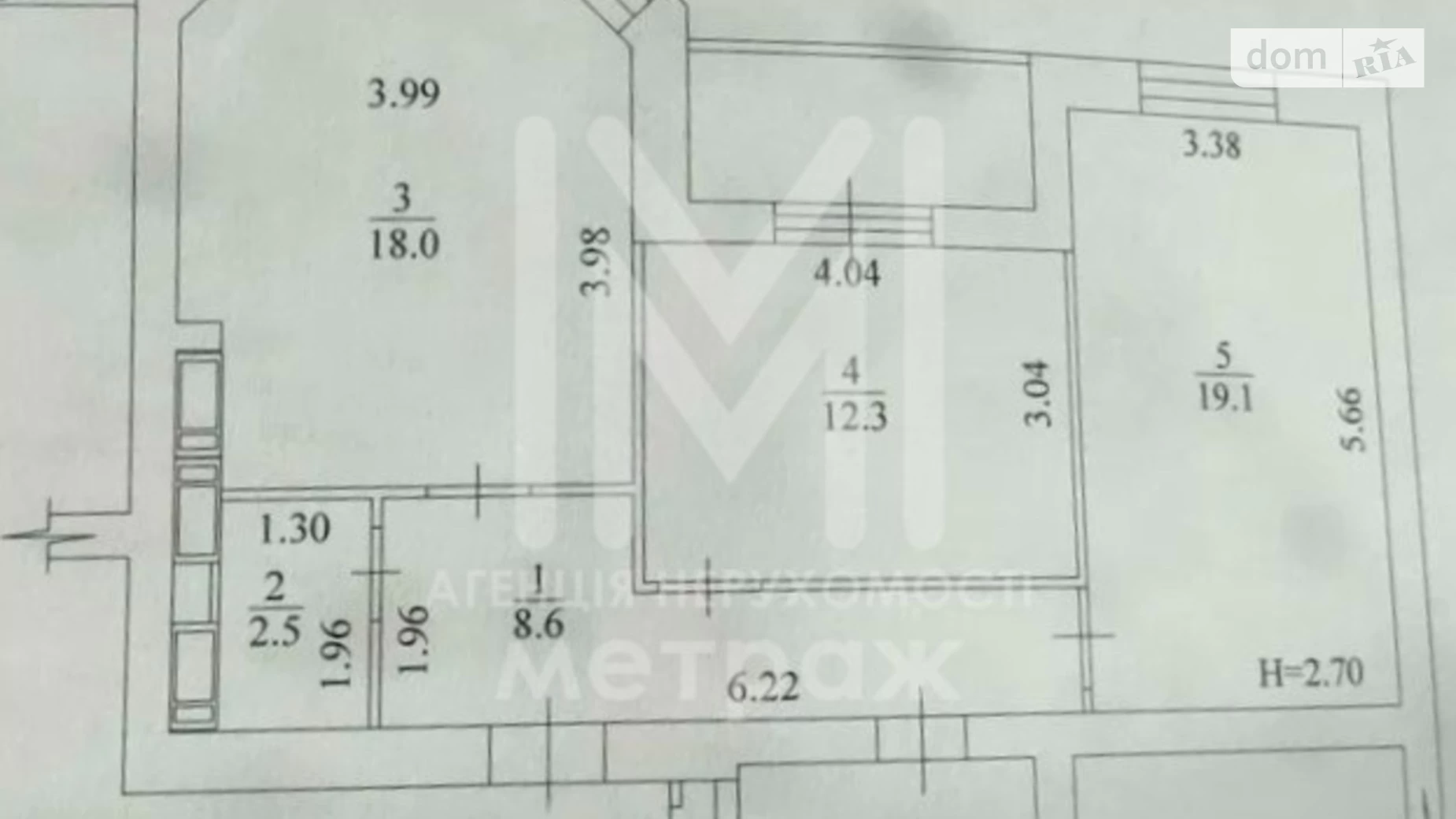 Продається 2-кімнатна квартира 70 кв. м у Харкові, вул. Професорська, 30