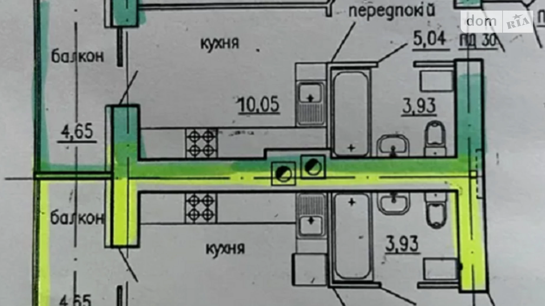 1-кімнатна квартира 42 кв. м у Тернополі, вул. Володимира Великого