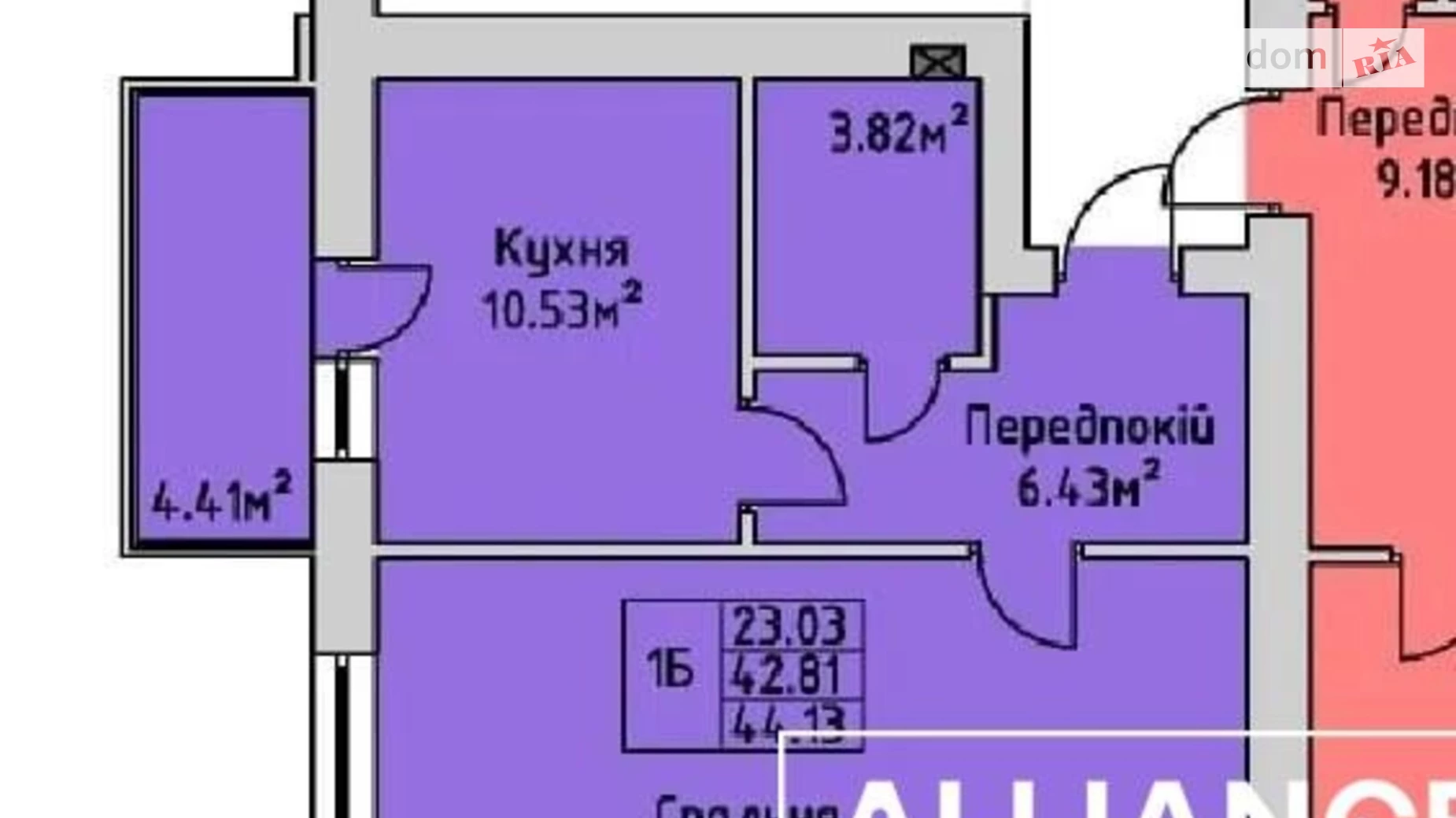 Продается 1-комнатная квартира 45 кв. м в Ивано-Франковске, ул. Береговая - фото 4