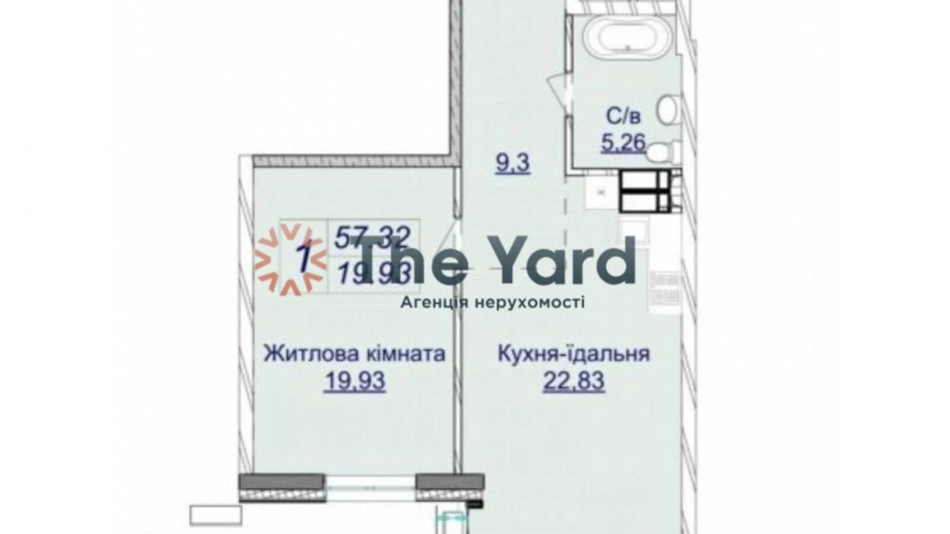 Продается 2-комнатная квартира 57 кв. м в Киеве, ул. Андрея Верхогляда(Драгомирова)