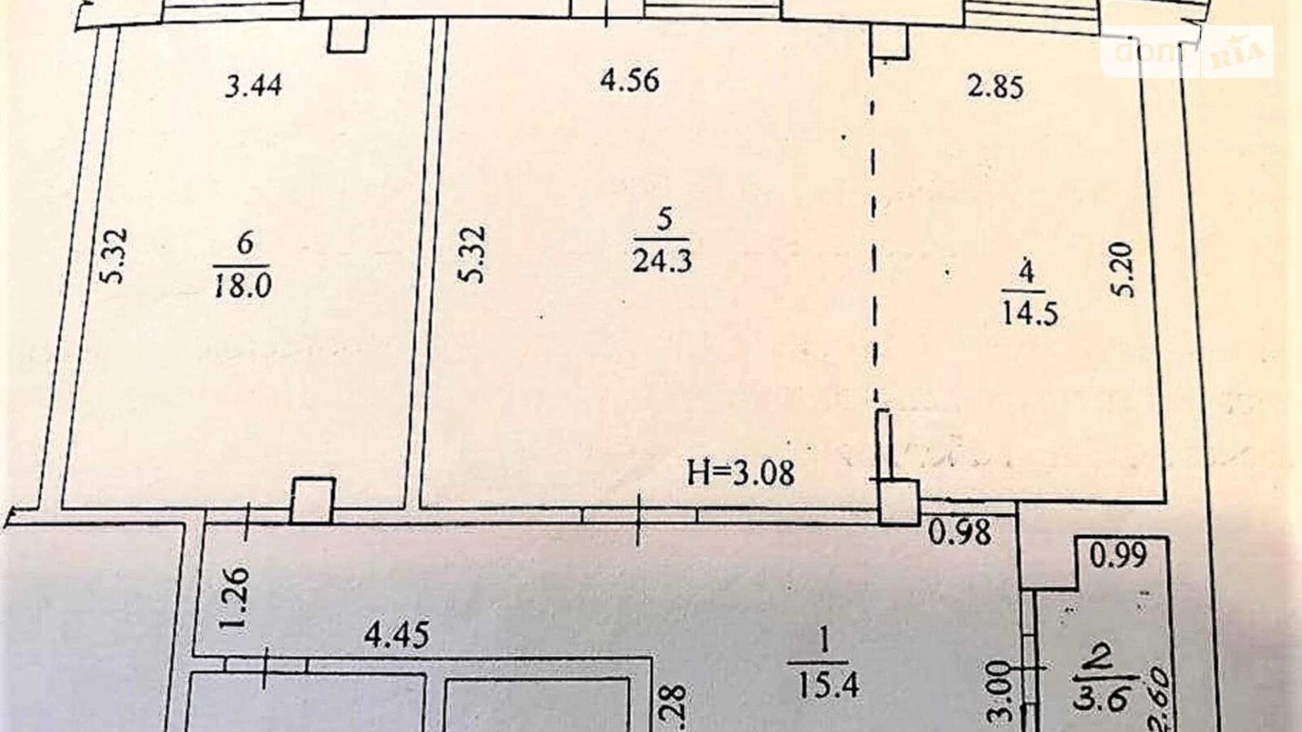 Продается 2-комнатная квартира 86 кв. м в Харькове, ул. Вернадского, 1