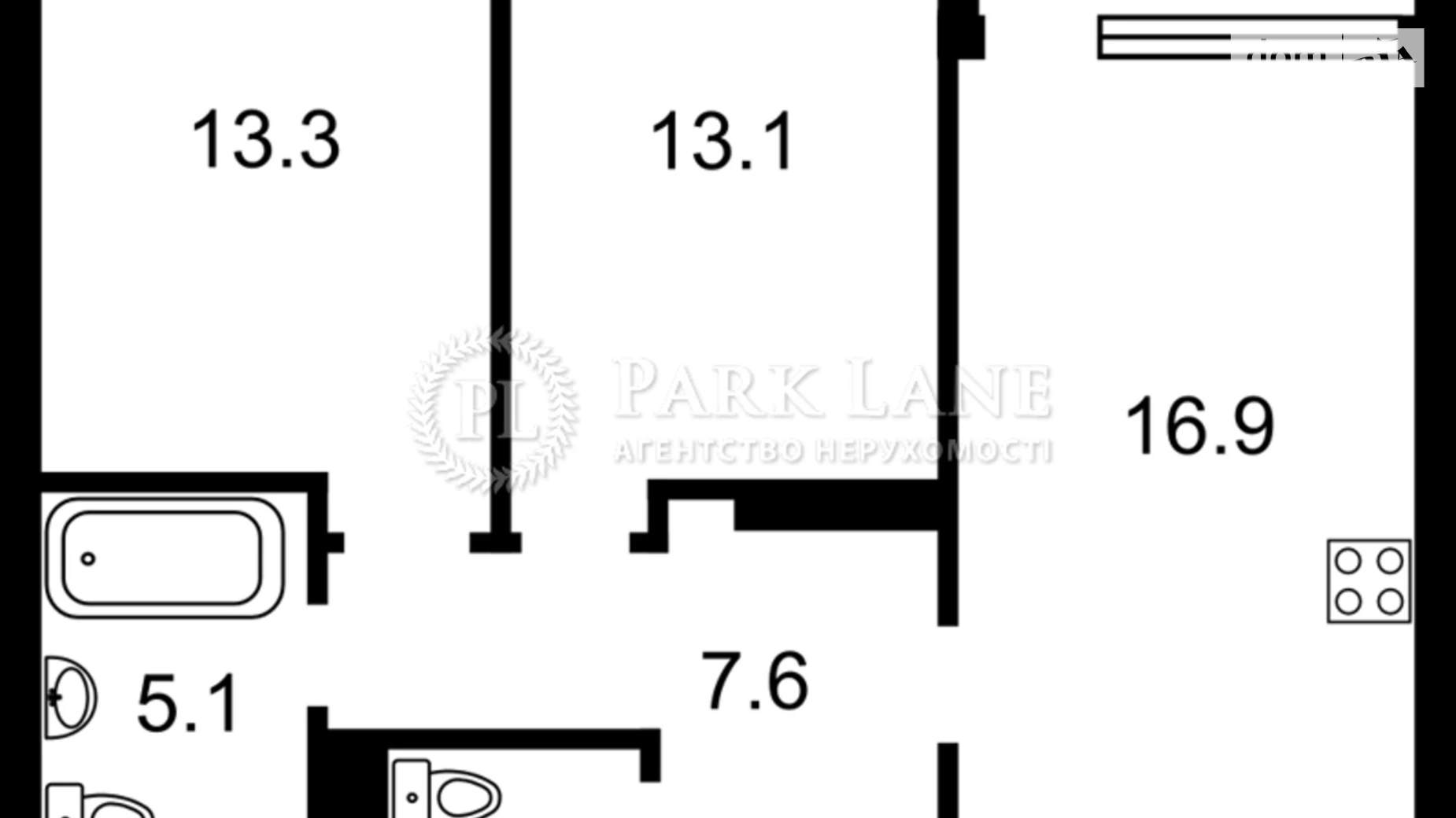 Продается 2-комнатная квартира 62 кв. м в Киеве, наб. Днепровская, 20А - фото 3