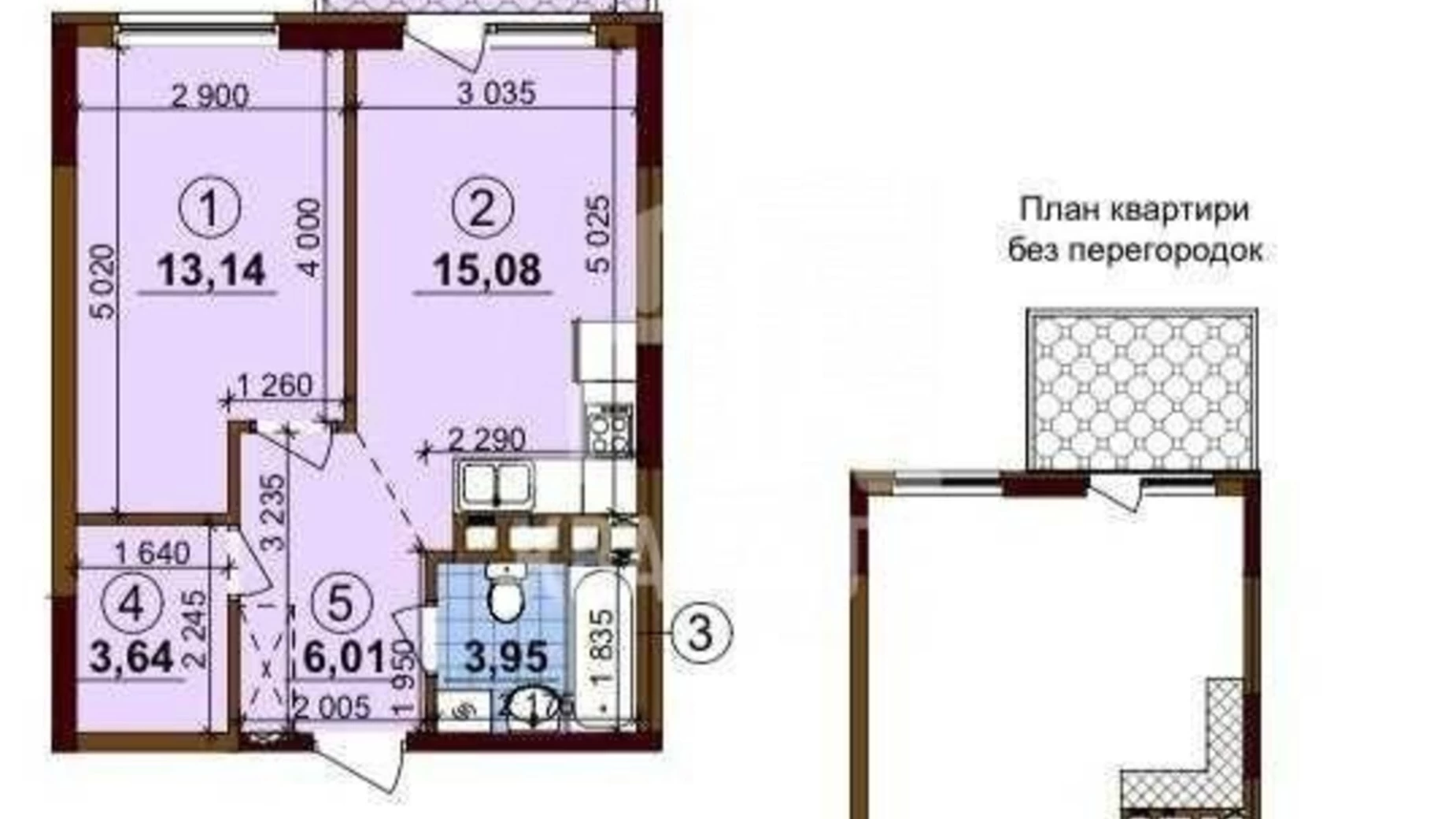 Продается 1-комнатная квартира 44 кв. м в Киеве, ул. Ивана Выговского(Маршала Гречко), 42