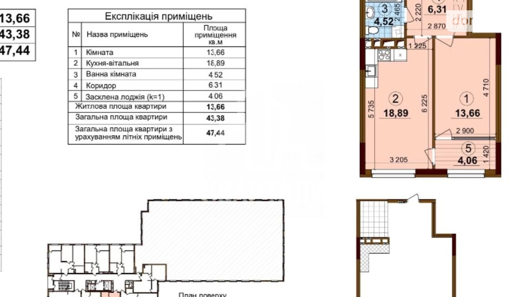 Продается 1-комнатная квартира 47 кв. м в Киеве, ул. Ивана Выговского(Маршала Гречко), 47Д