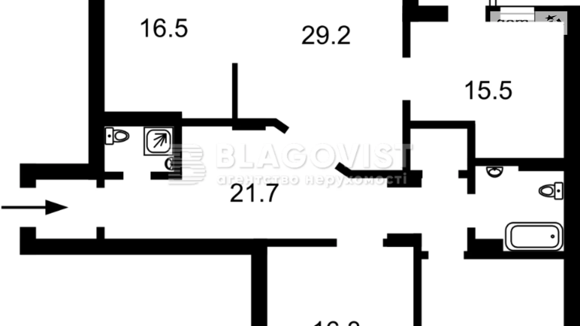 Продается 3-комнатная квартира 123 кв. м в Киеве, просп. Лобановского, 126Г