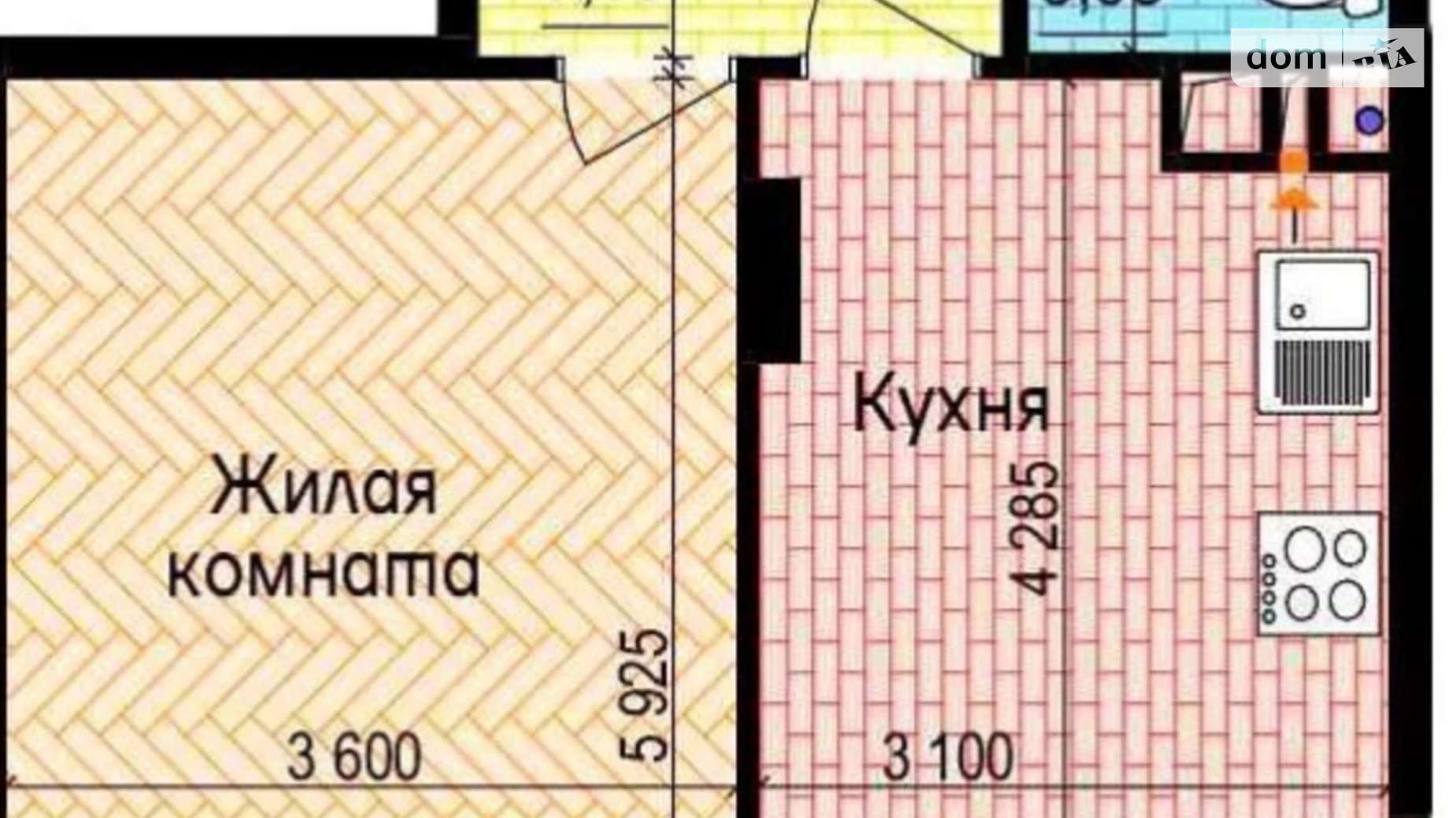 Продається 1-кімнатна квартира 37 кв. м у Харкові, просп. Героїв Харкова(Московський), 158 - фото 5