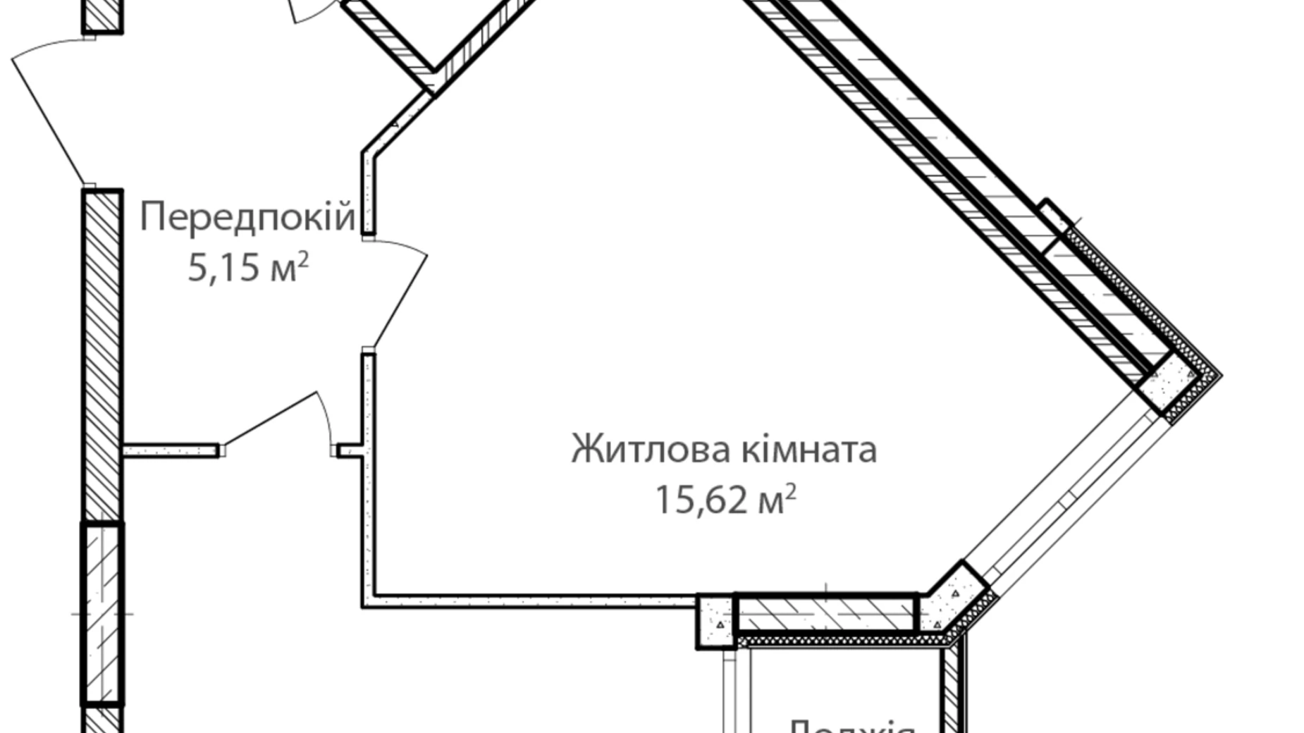 Продается 1-комнатная квартира 42 кв. м в Ирпене, ул. Достоевского, 2