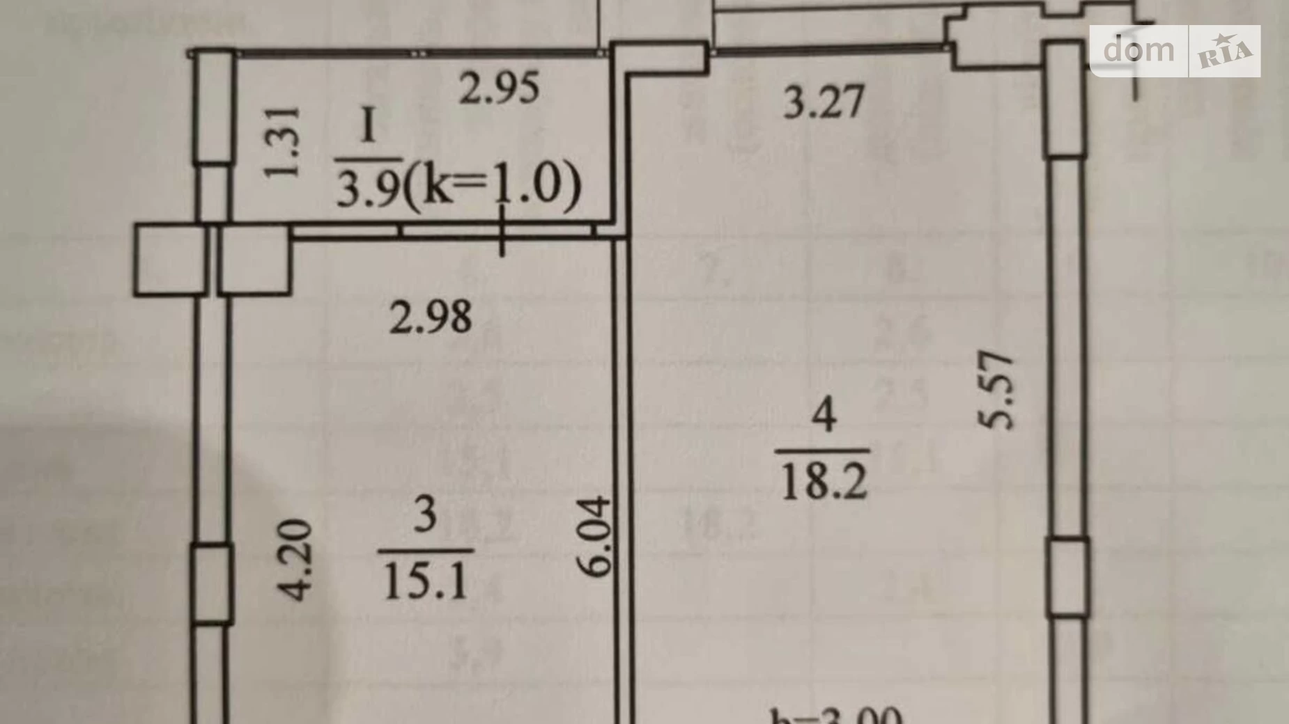 Продается 2-комнатная квартира 45 кв. м в Днепре, ул. Костомаровская, 1А - фото 2