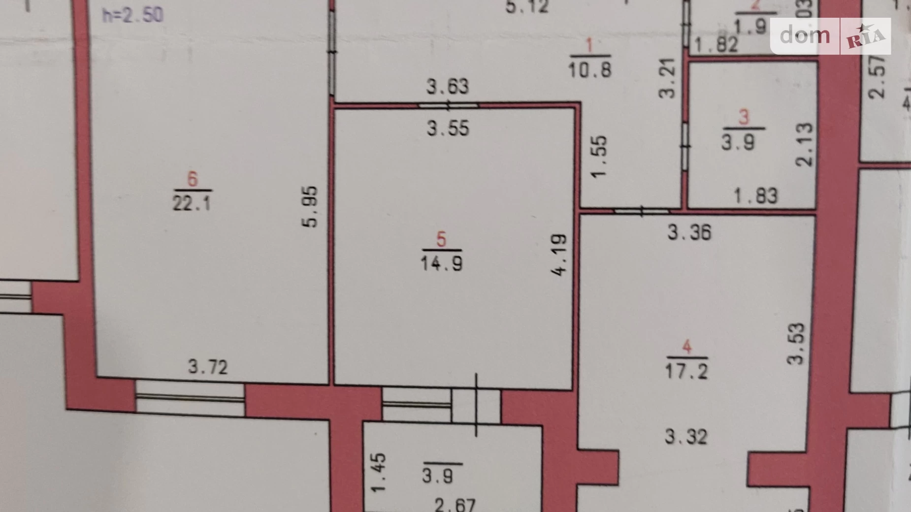 Продается 2-комнатная квартира 75 кв. м в Хмельницком, ул. Плоская, 21