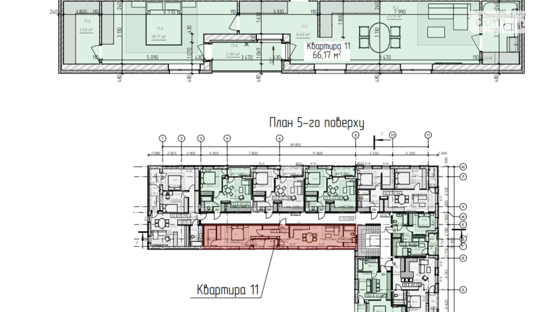 Продается 2-комнатная квартира 67 кв. м в Ужгороде, ул. Загорская - фото 2