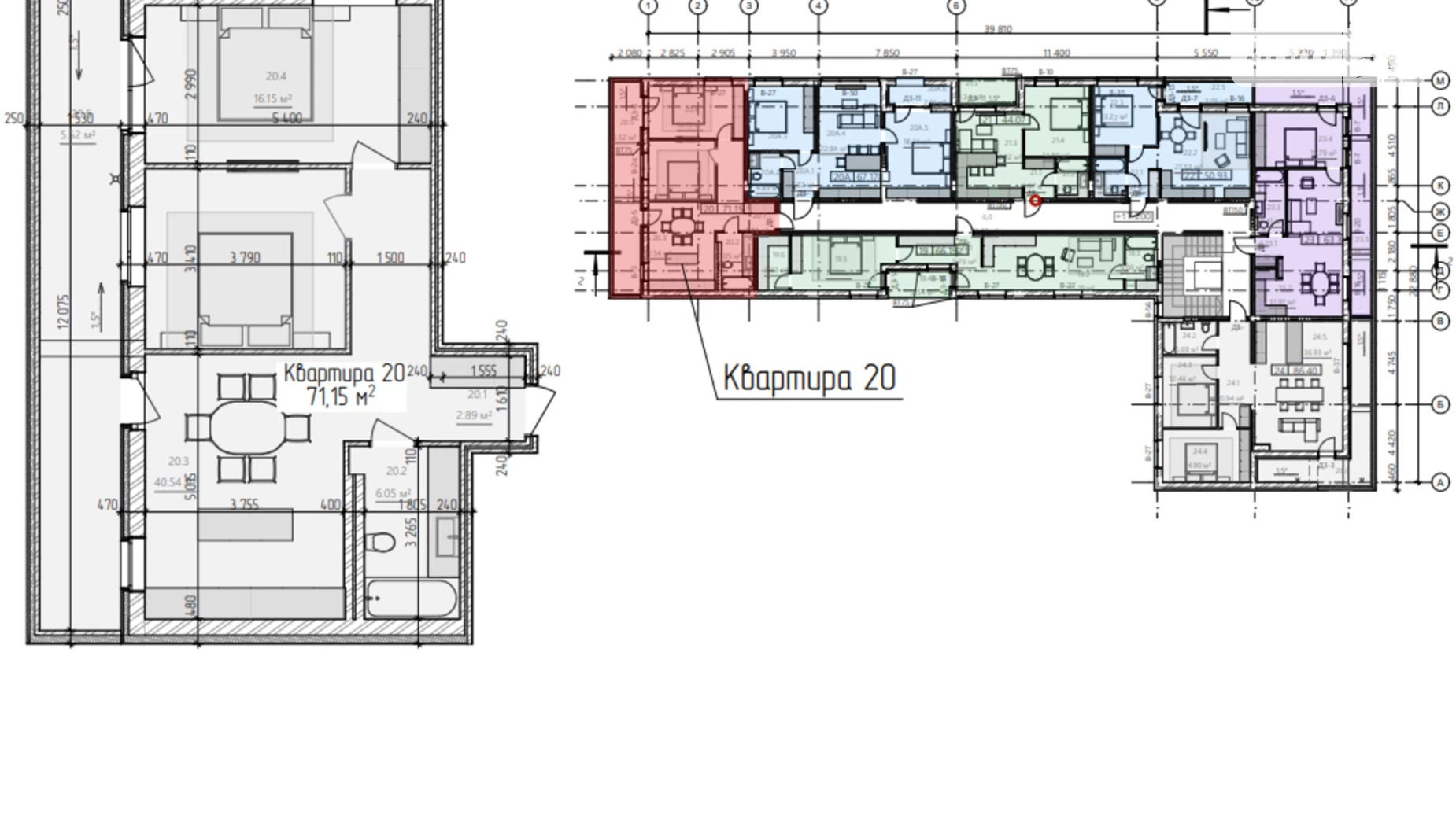 Продается 2-комнатная квартира 71.15 кв. м в Ужгороде, ул. Загорская, 51 - фото 2