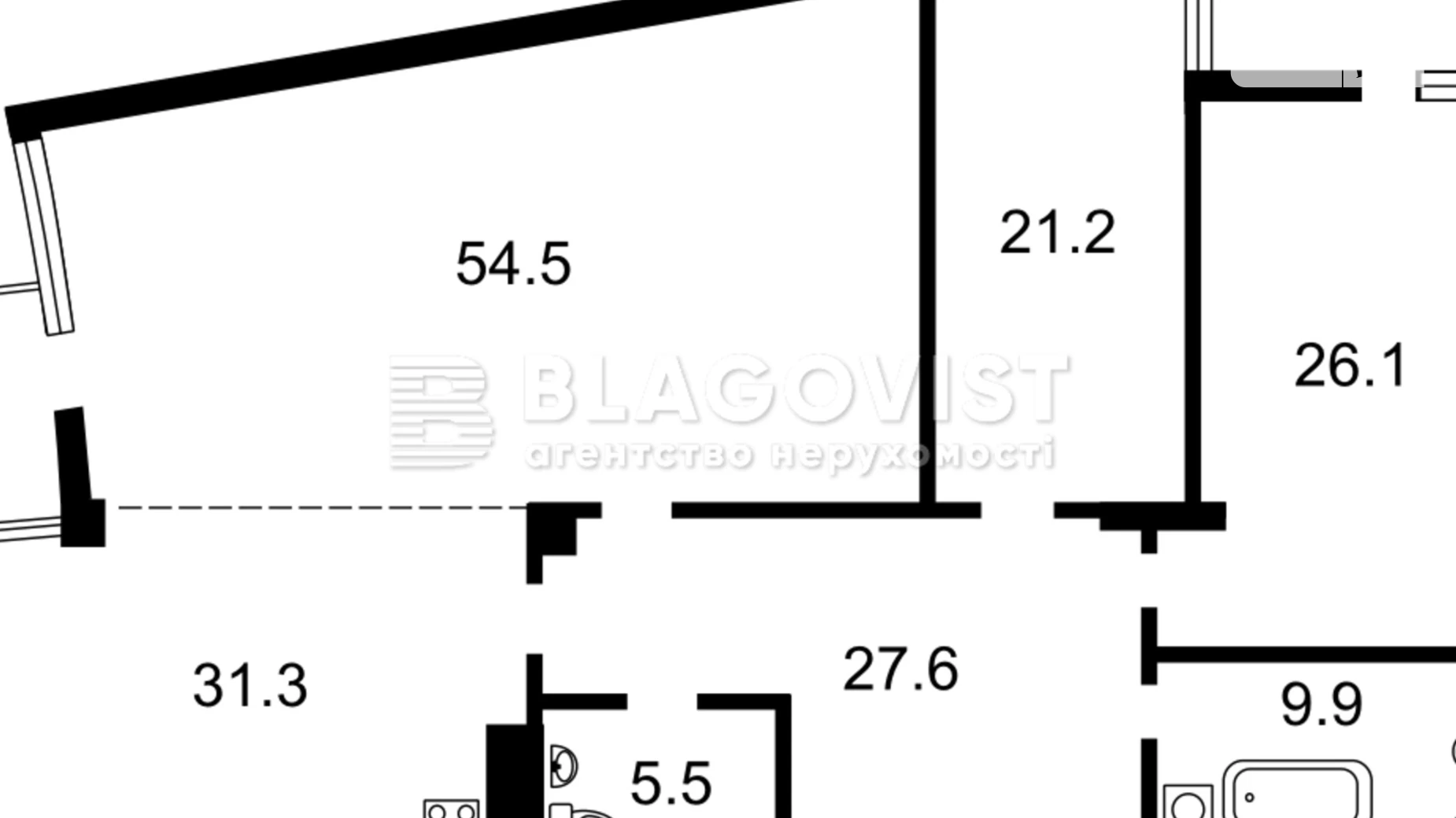 Продается 3-комнатная квартира 180 кв. м в Киеве, ул. Ломоносова, 73-79