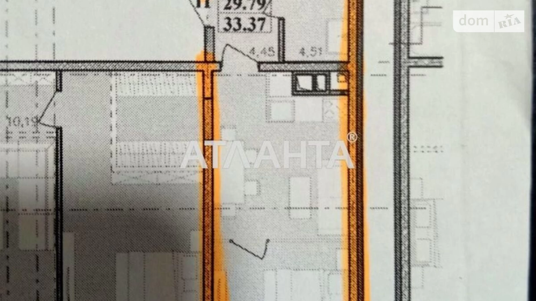 Продается 1-комнатная квартира 33.7 кв. м в Одессе, ул. Ивана Франко, 401-2