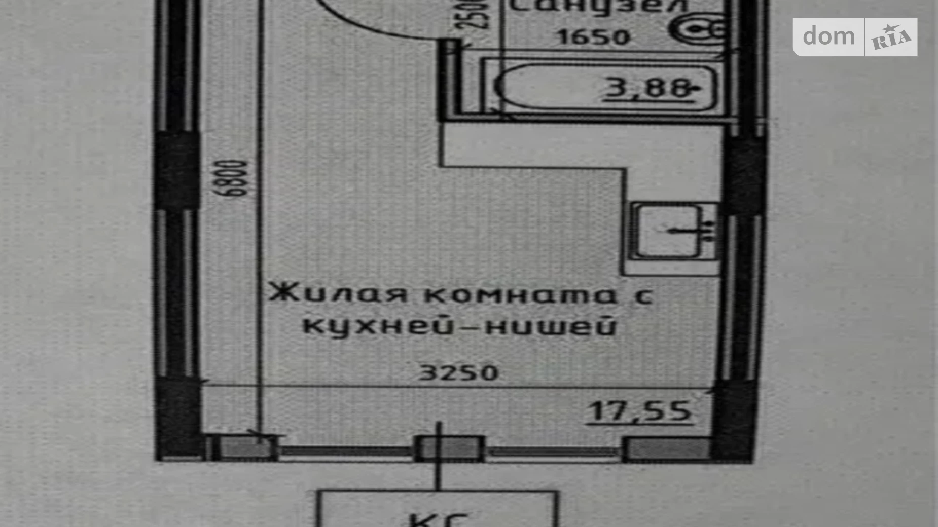 Продается 1-комнатная квартира 22 кв. м в Одессе, ул. Радостная, 29