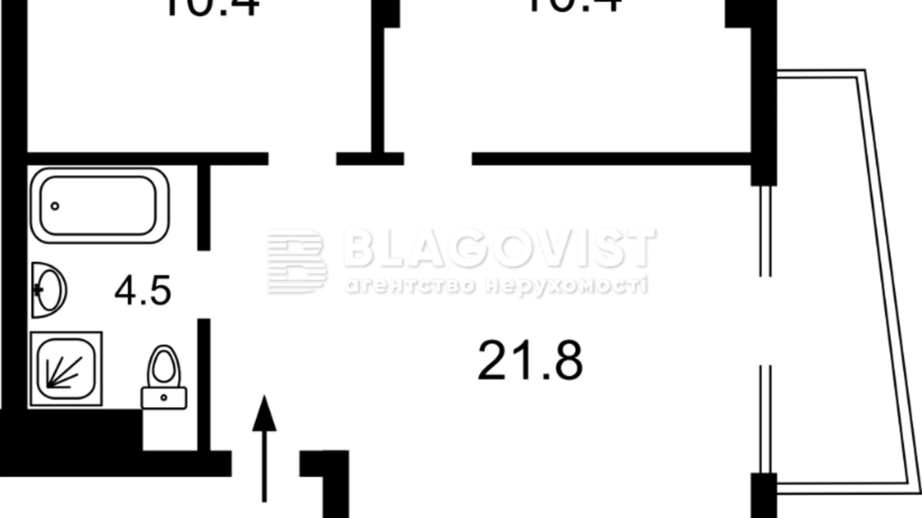 Продается 2-комнатная квартира 52 кв. м в Киеве, ул. Василия Стуса, 35-37 - фото 3