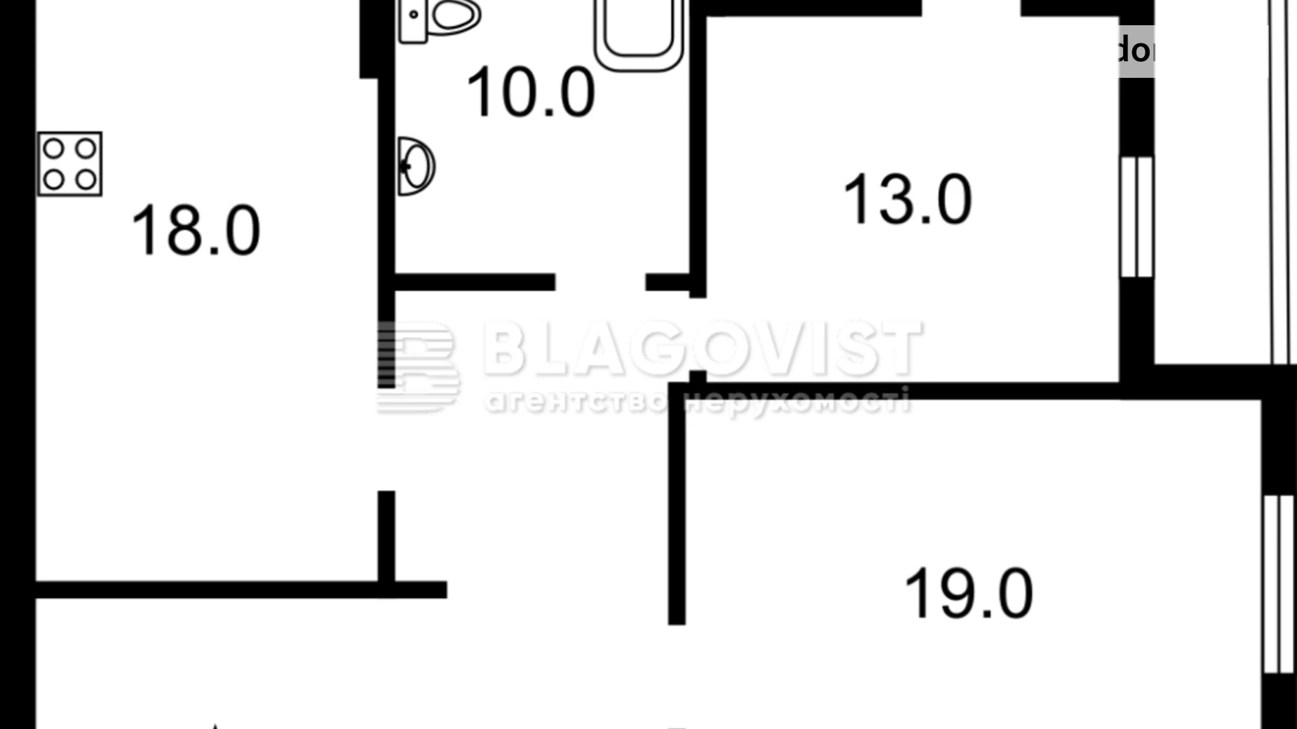 Продается 2-комнатная квартира 77 кв. м в Киеве, пл. Святошинская, 41