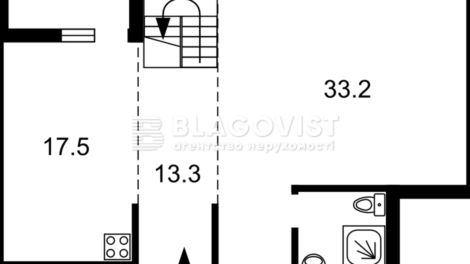 Продається 3-кімнатна квартира 137 кв. м у Києві, вул. Зої Бутенко(Сєченова), 7А