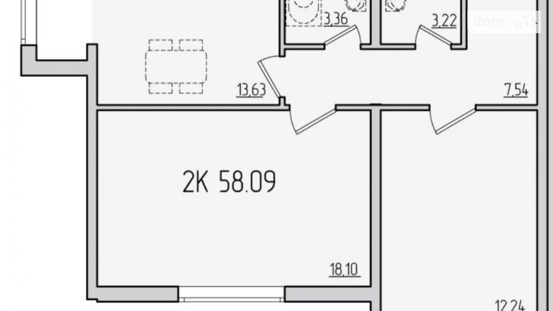 Продается 2-комнатная квартира 60 кв. м в Одессе, ул. Академика Сахарова, 3Г - фото 3