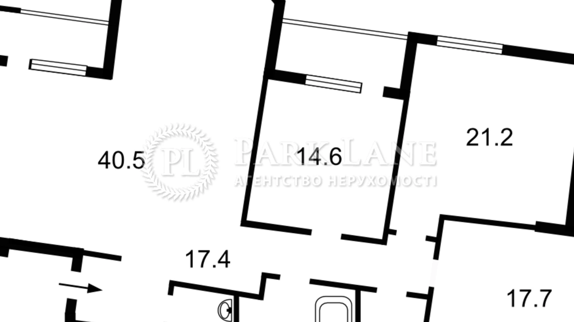 Продается 4-комнатная квартира 132 кв. м в Киеве, вул. Чавдар Елизаветы, 13