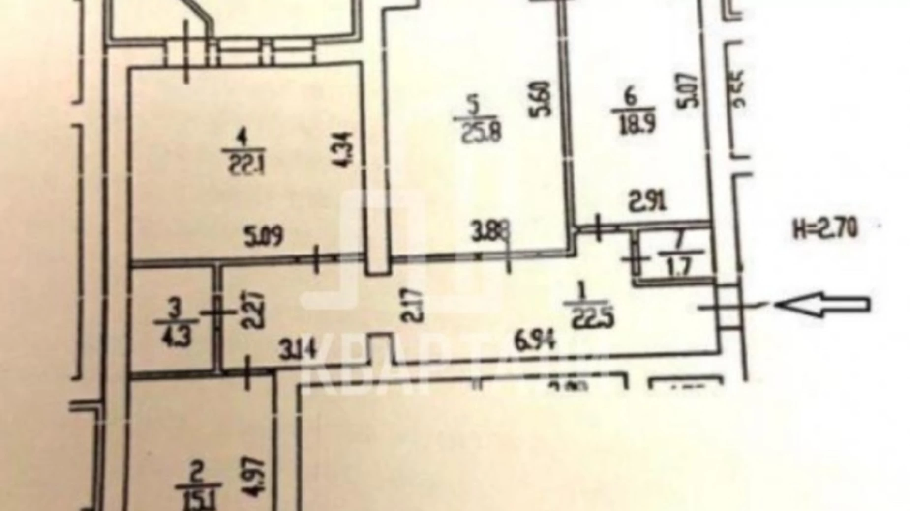 Продается 3-комнатная квартира 116 кв. м в Киеве, ул. Юлии Здановской(Михаила Ломоносова), 58А - фото 2