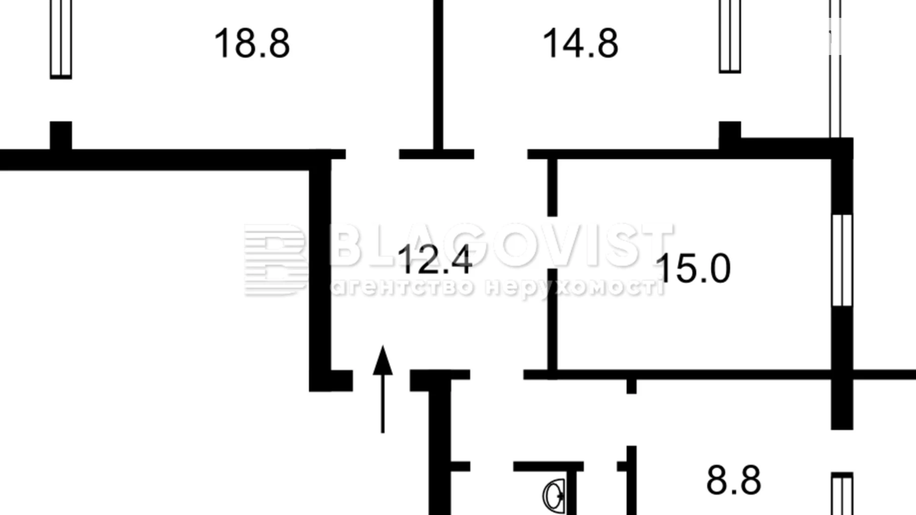 Продается 3-комнатная квартира 82 кв. м в Киеве, ул. Вишняковская, 5