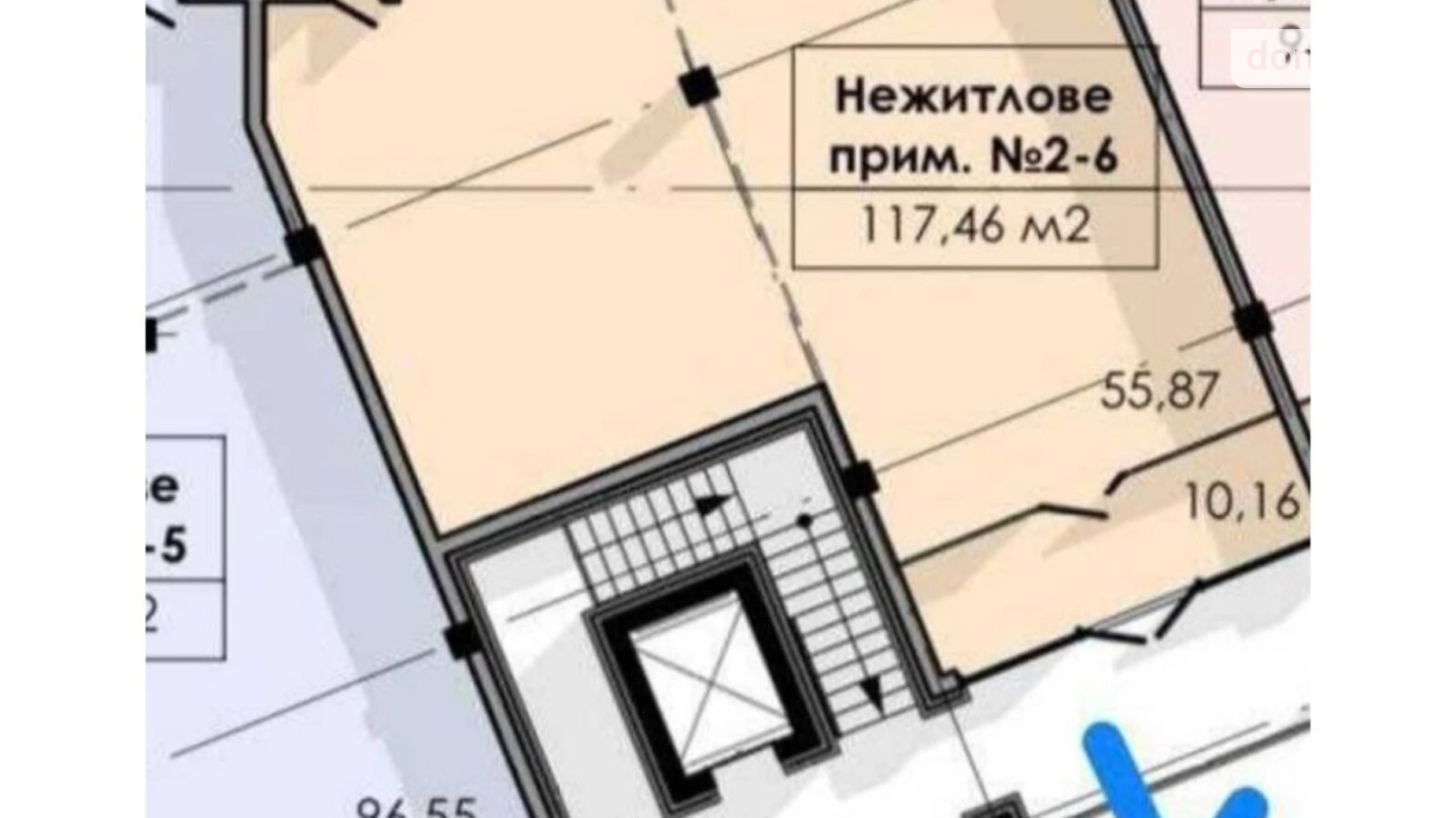 Сдается в аренду объект сферы услуг 116.9 кв. м в 10-этажном здании, цена: 1753.5 $ - фото 2