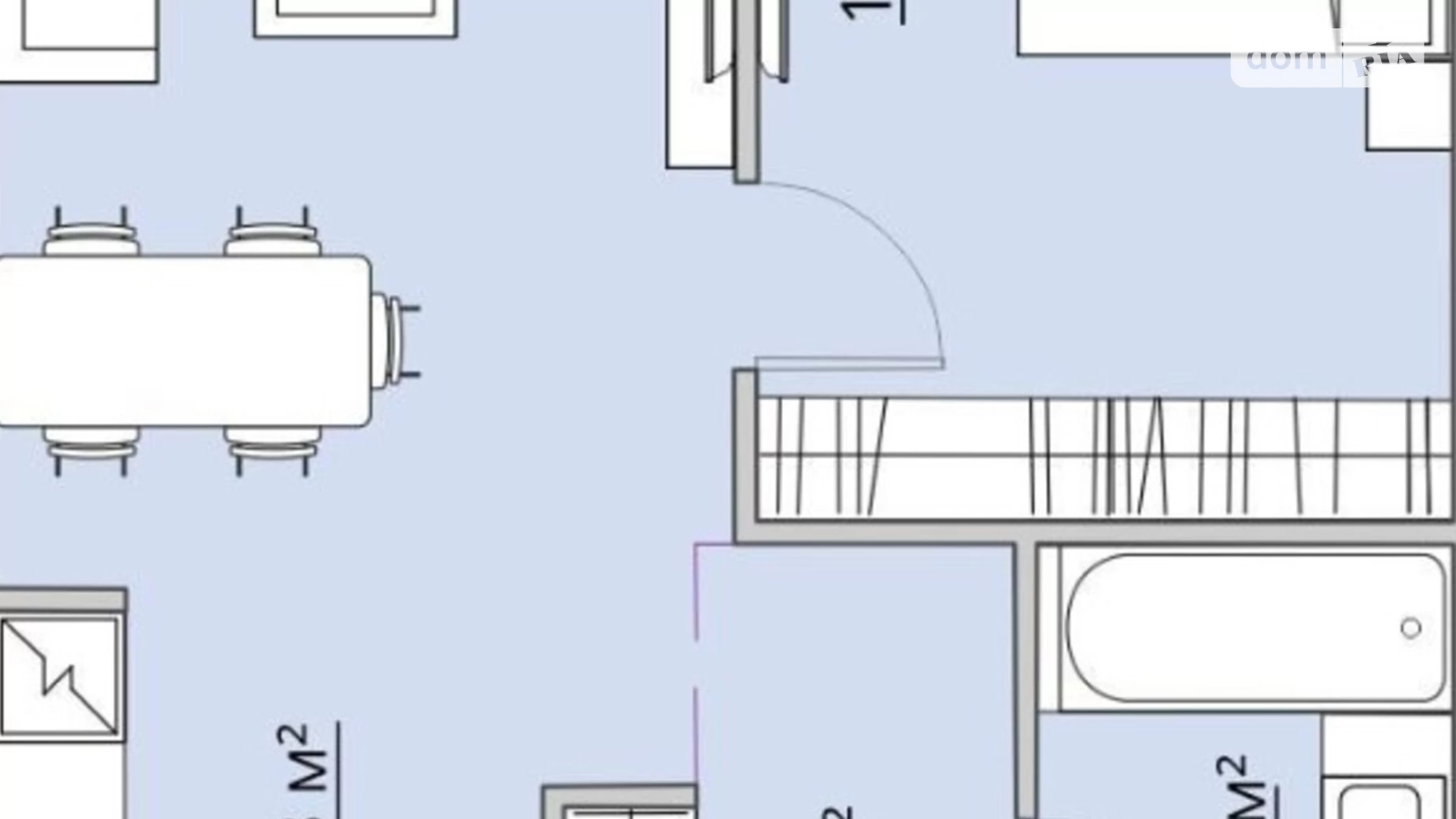 Продається 2-кімнатна квартира 53 кв. м у Дніпрі, вул. Набережна Перемоги, 9Б