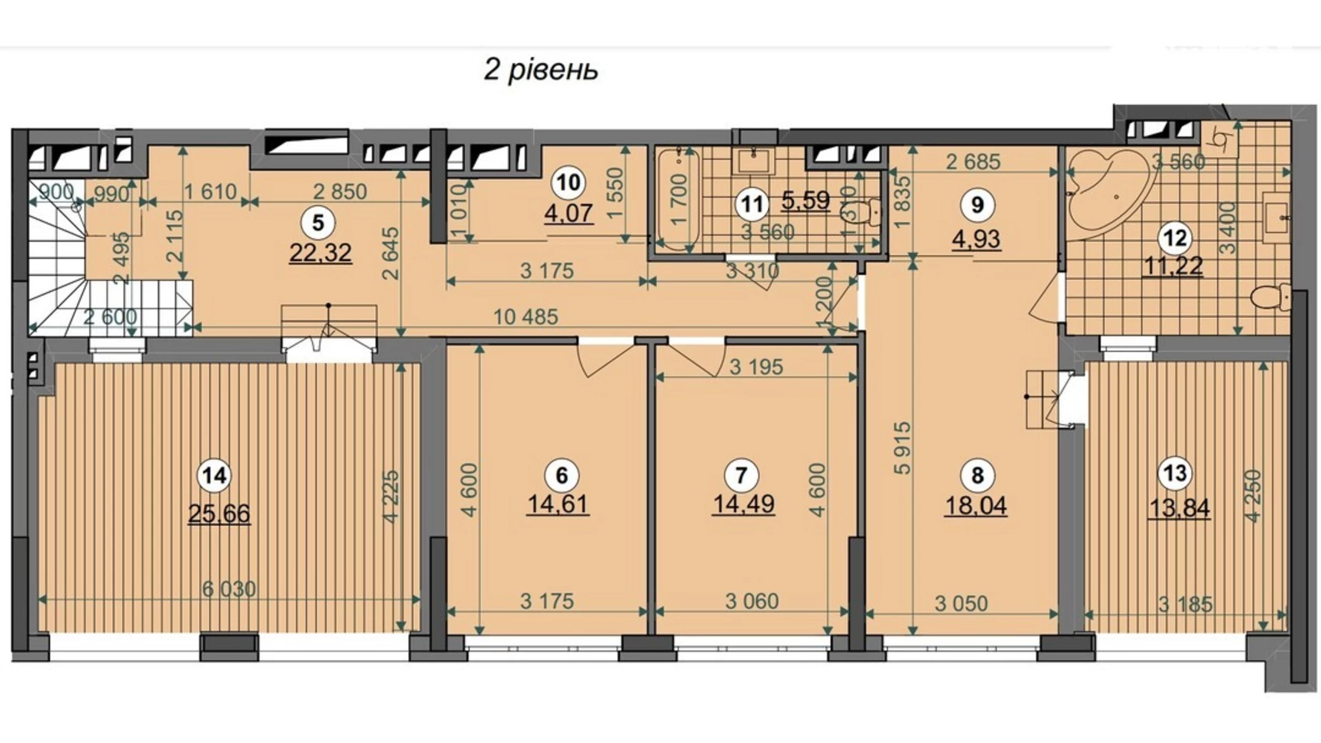 Продается 3-комнатная квартира 160.62 кв. м в Киеве, ул. Виктора Некрасова(Северо-Сырецкая), 57