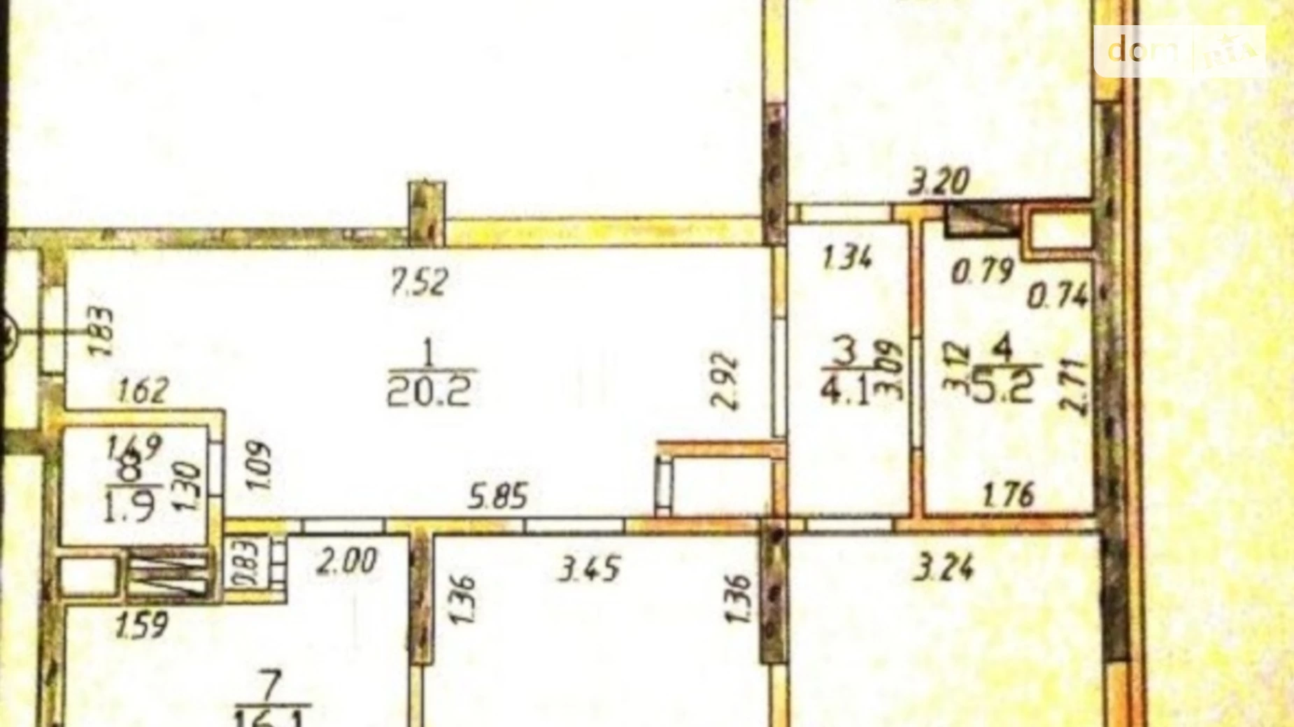 Продается 3-комнатная квартира 105 кв. м в Киеве, ул. Пономарева, 26