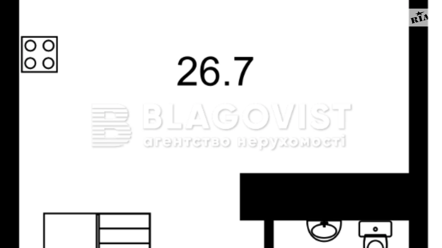 Продается 2-комнатная квартира 85 кв. м в Киеве, ул. Маккейна Джона, 26