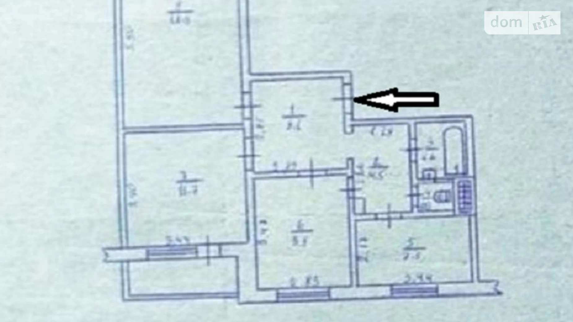 Продается 3-комнатная квартира 70 кв. м в Украинке, ул. Сосновая, 4 - фото 2