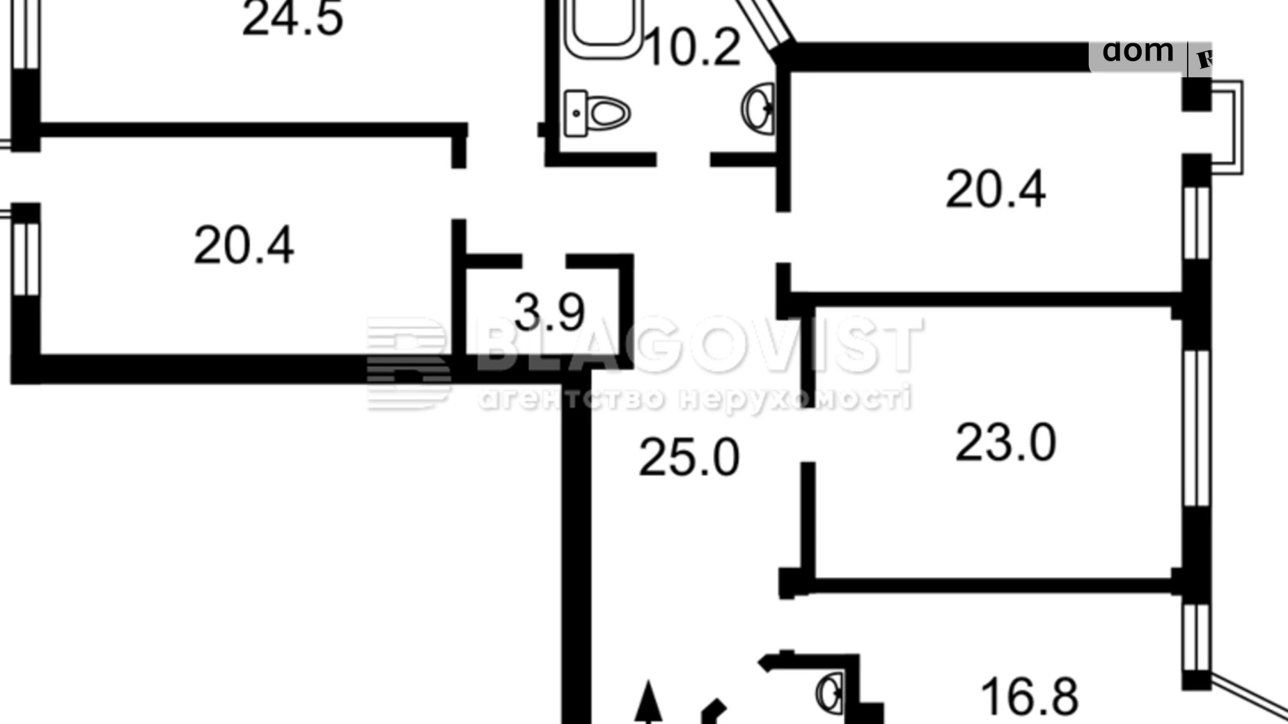 Продается 4-комнатная квартира 146 кв. м в Киеве, ул. Ломоносова, 71Б - фото 3