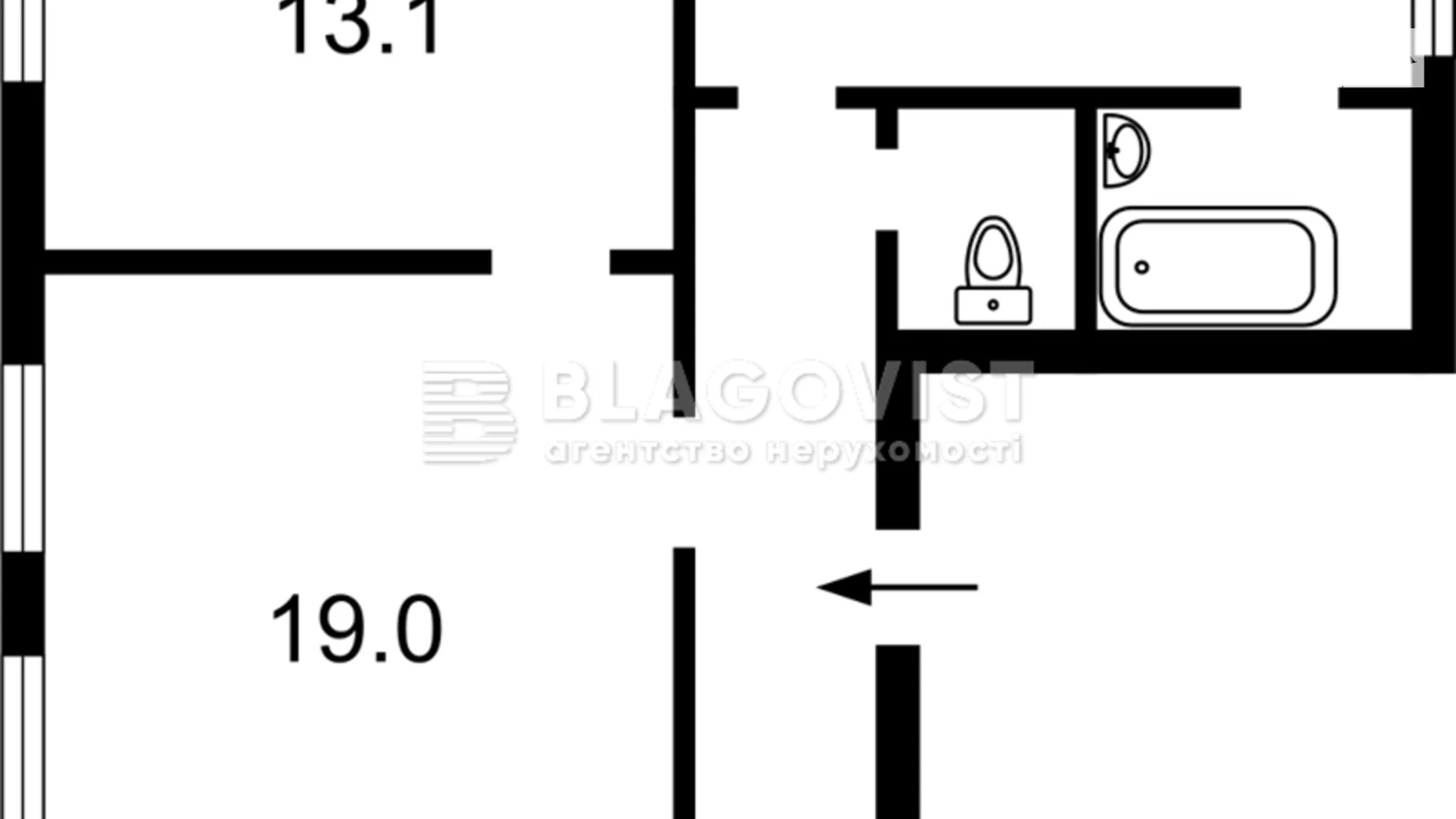 Продается 2-комнатная квартира 52 кв. м в Киеве, пл. Софиевская, 8